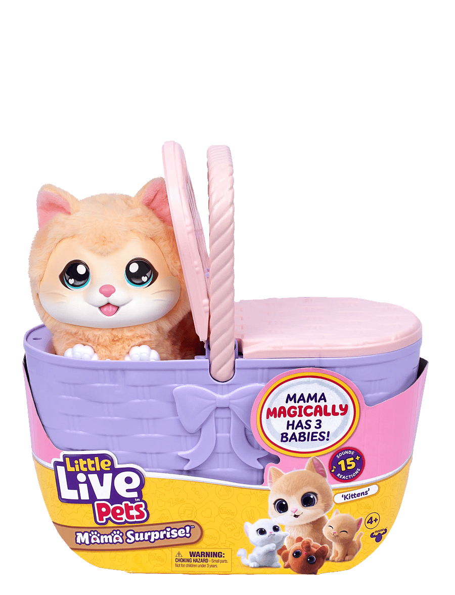 Little Live Pets - LITTLE LIVE PETS MAMA SURPRISE MAMA KITTY PLAYSET - interaktive dyr - multi colour - 0