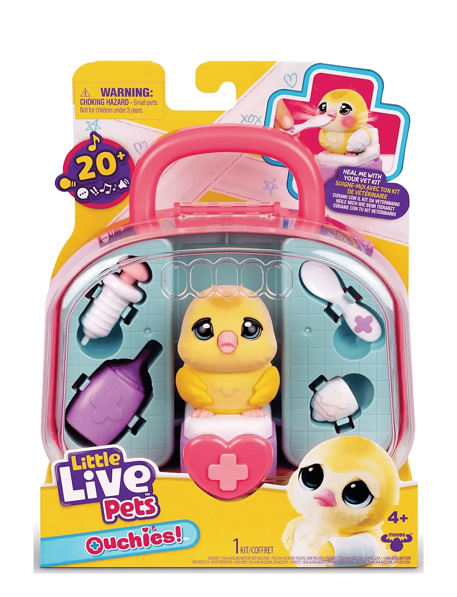 Little Live Pets - LITTLE LIVE PETS OUCHIES VET KIT CHIRPY - interaktive dyr - multi colour - 1