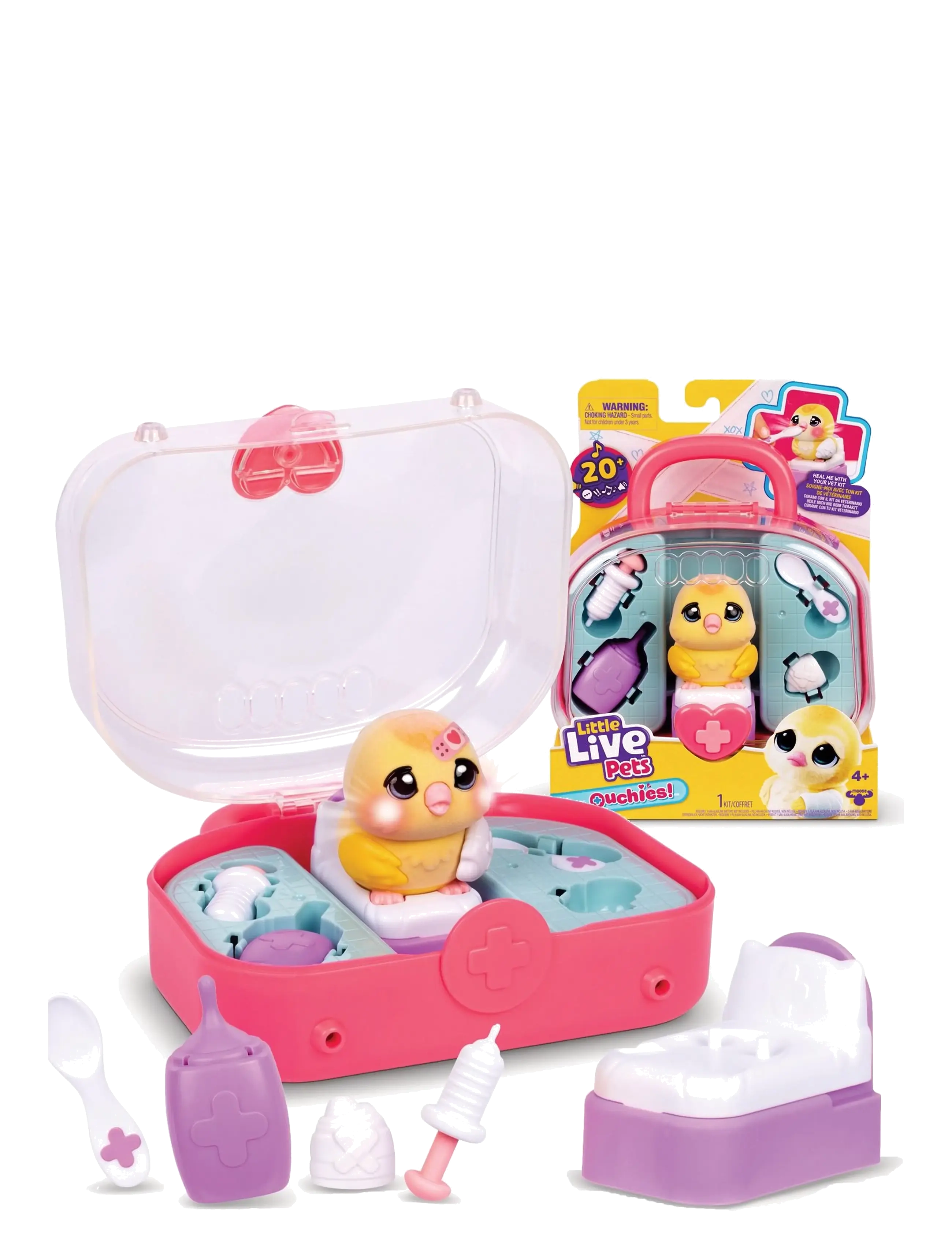 Little Live Pets - LITTLE LIVE PETS OUCHIES VET KIT CHIRPY - interaktive dyr - multi colour - 2