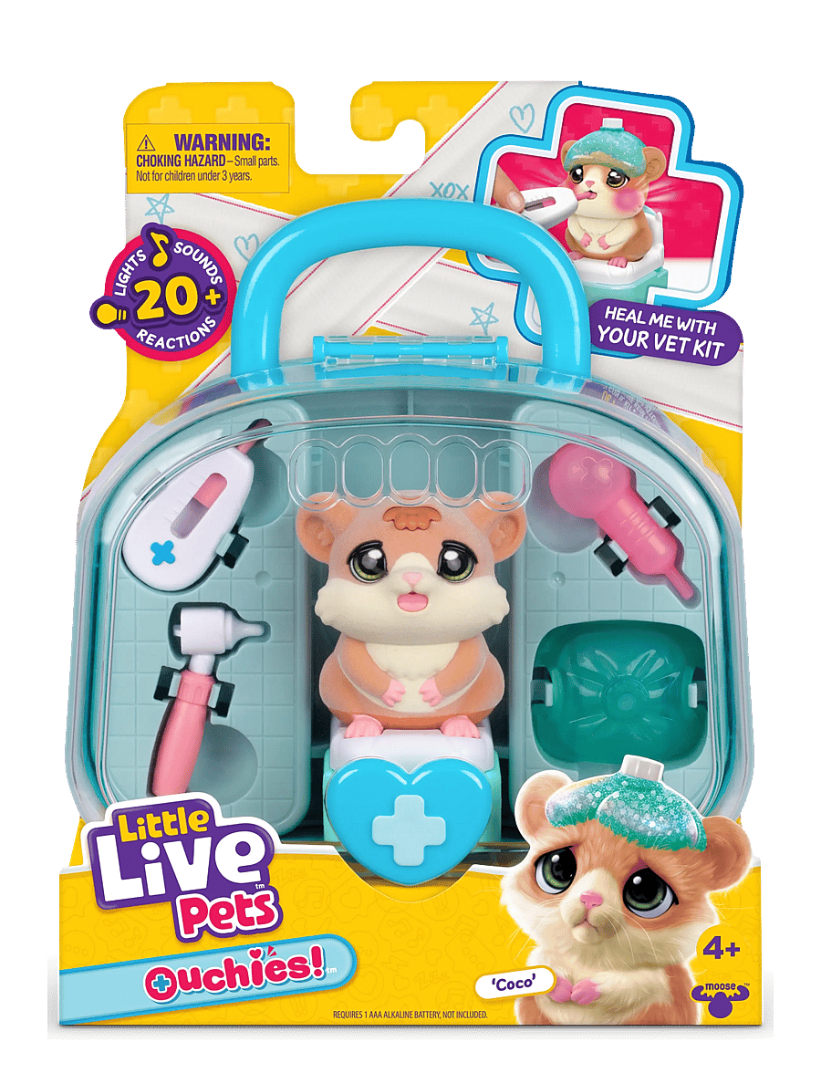 Little Live Pets - LITTLE LIVE PETS OUCHIES VET KIT COCO - interaktive dyr - multi colour - 0