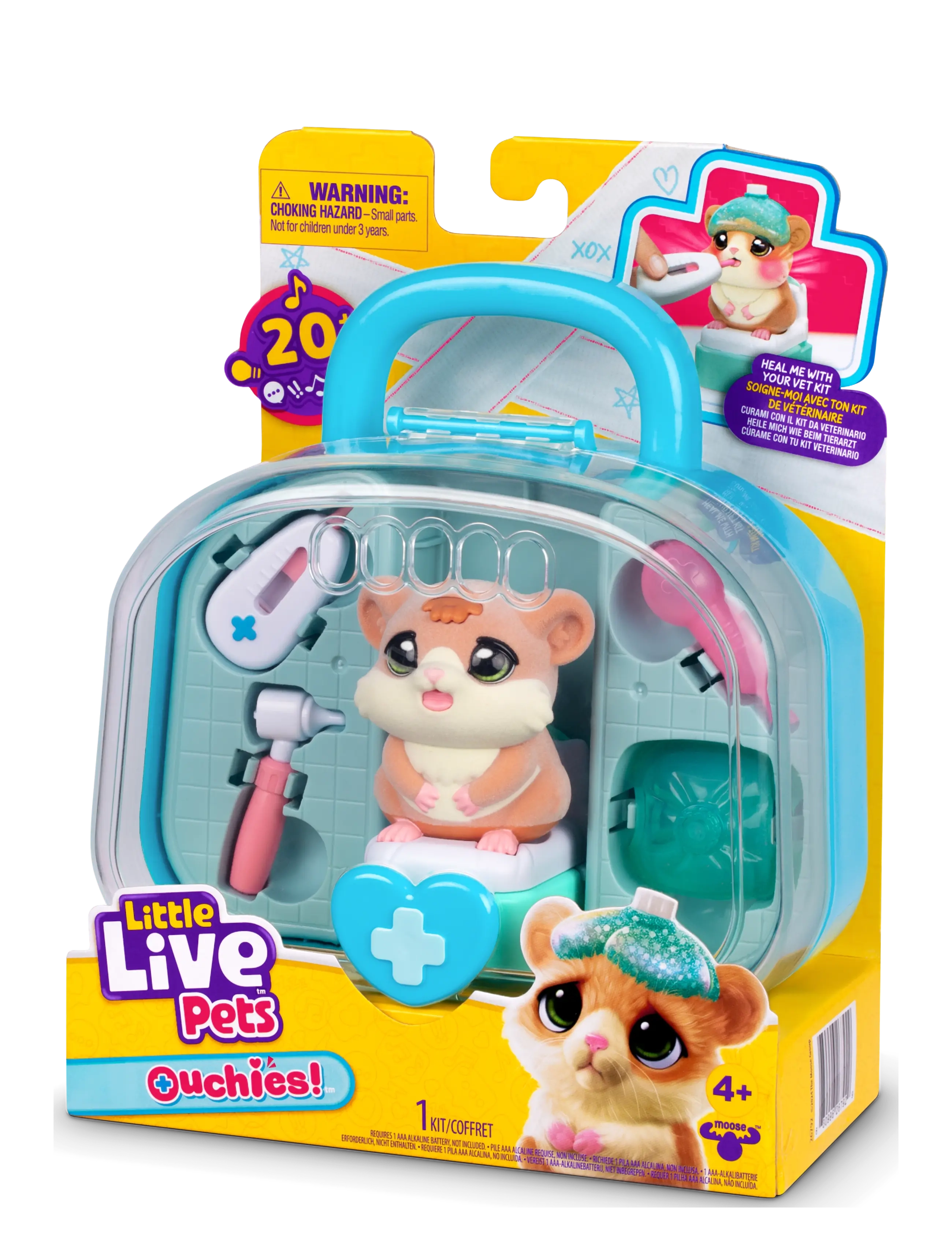 Little Live Pets - LITTLE LIVE PETS OUCHIES VET KIT COCO - interaktive dyr - multi colour - 2