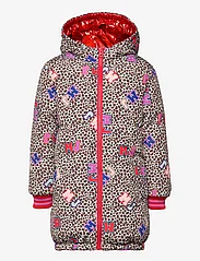 Little Marc Jacobs - REVERSIBLE PUFFER JACKET - puffer & padded - stone chocolate vbrown - 0
