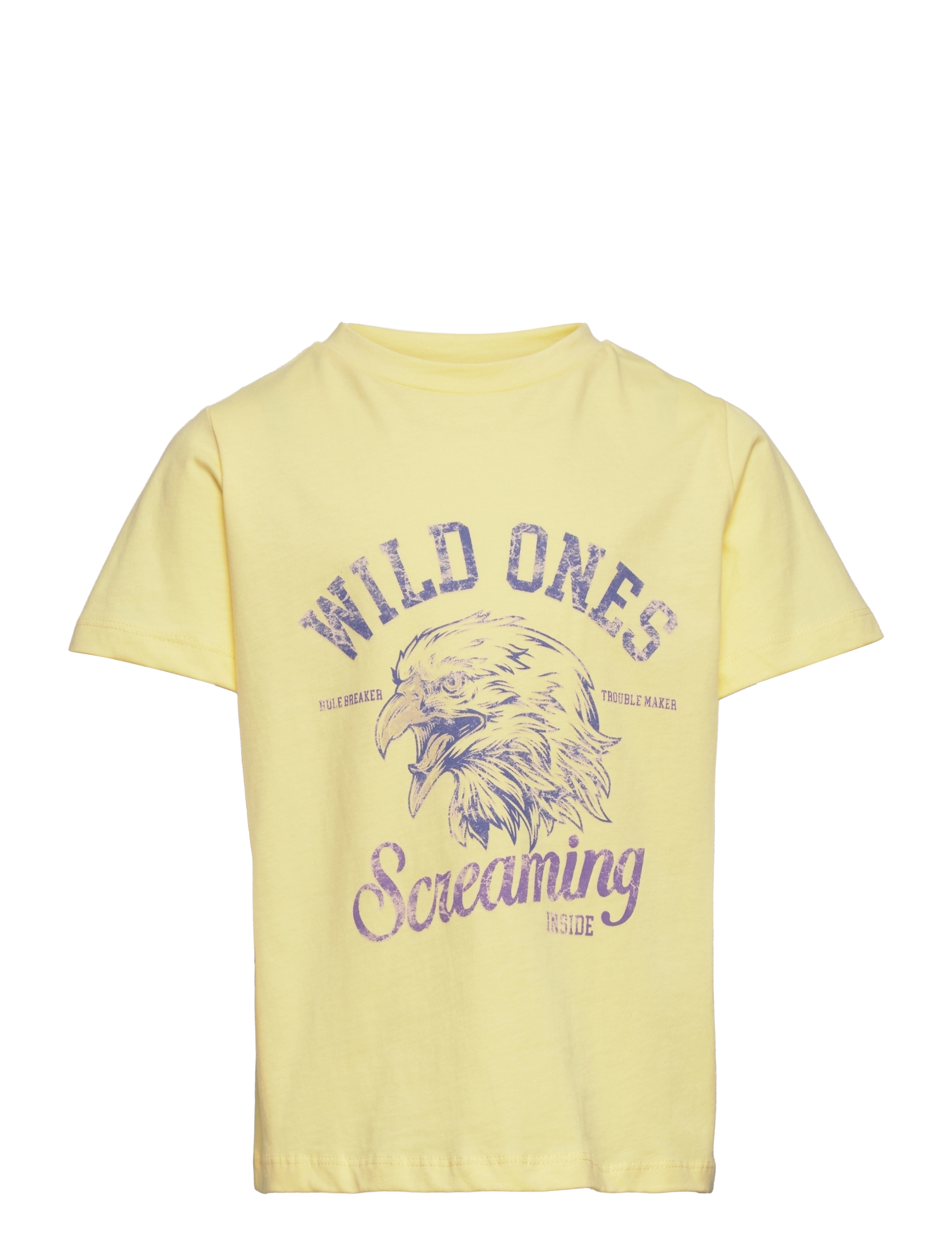 Little Pieces - LPHISOLA SS TEE TW BC - pale banana - 0