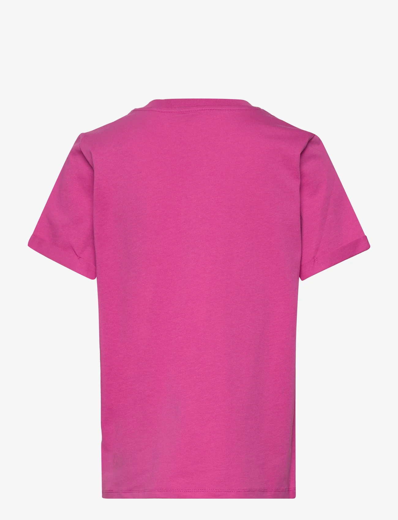 Little Pieces - PKRIA SS FOLD UP SOLID TEE TW BC - kurzärmelige - rose violet - 1