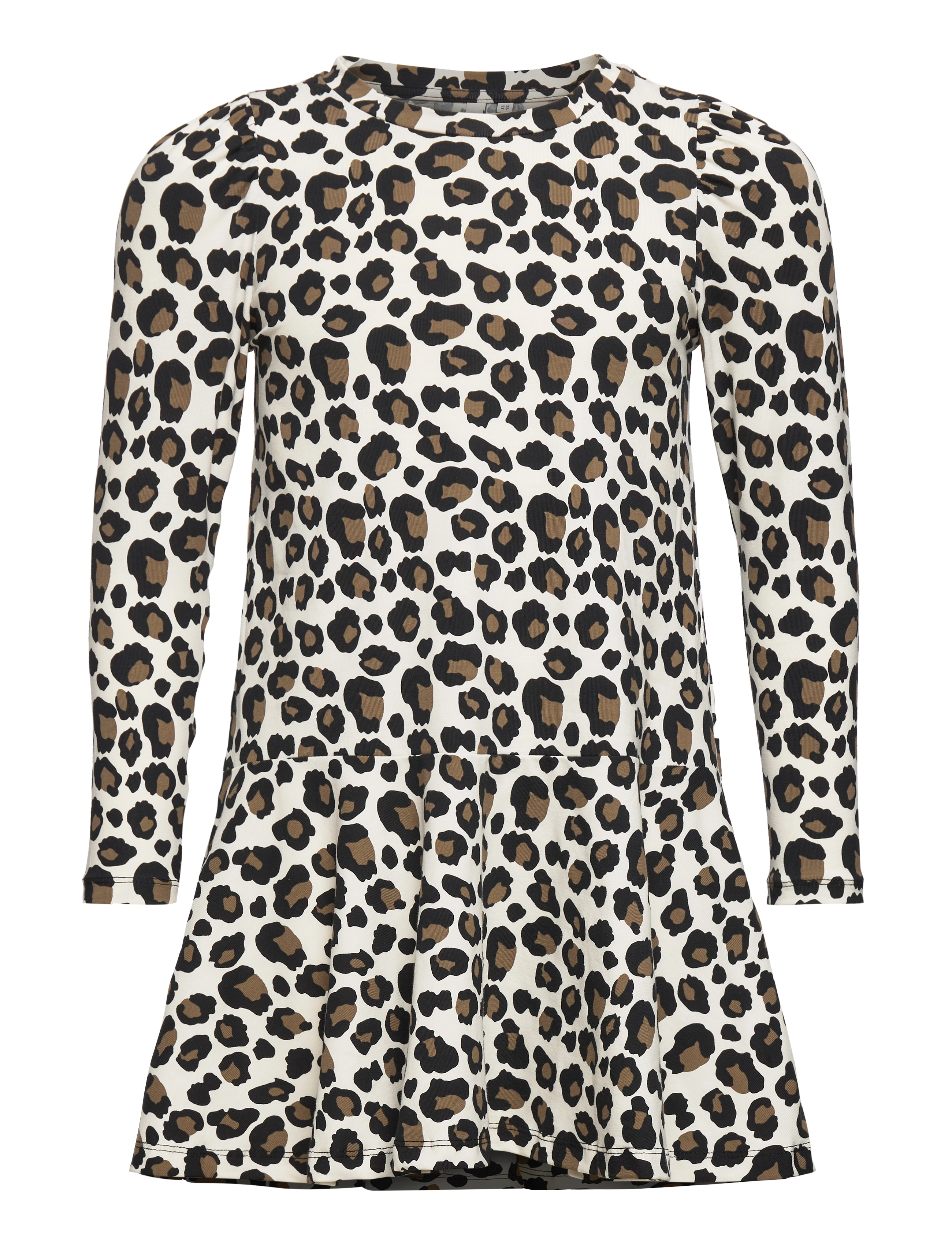 Little Pieces - LPMULIA PUFF LS DRESS BC - buttercream - 0