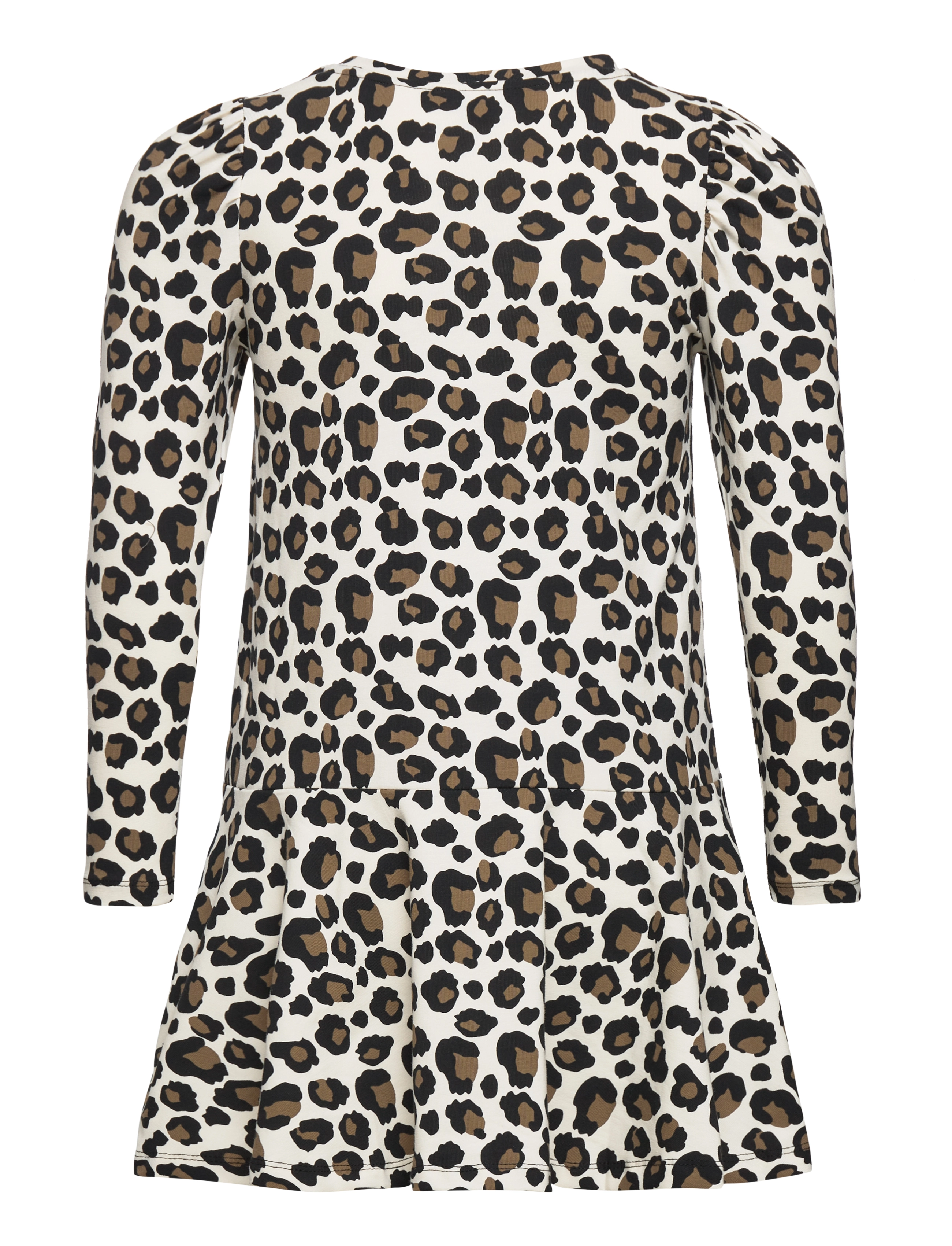 Little Pieces - LPMULIA PUFF LS DRESS BC - buttercream - 1