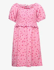 Little Pieces - LPTAYLIN SMOCK DRESS TW - laisvalaikio suknelės trumpomis rankovėmis - prism pink - 0