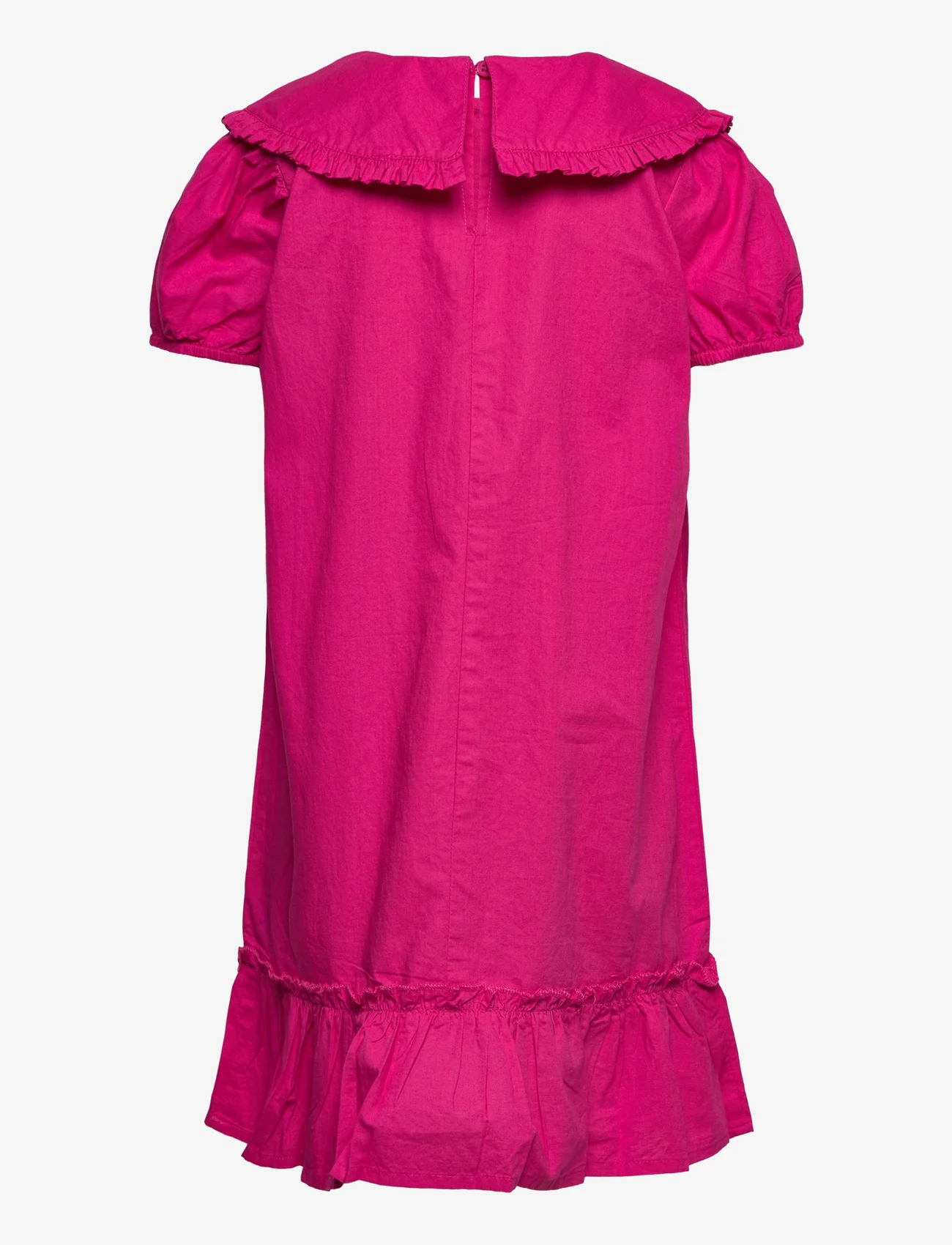 Little Pieces - LPVIBY SS DRESS BC - short-sleeved casual dresses - fuchsia purple - 1