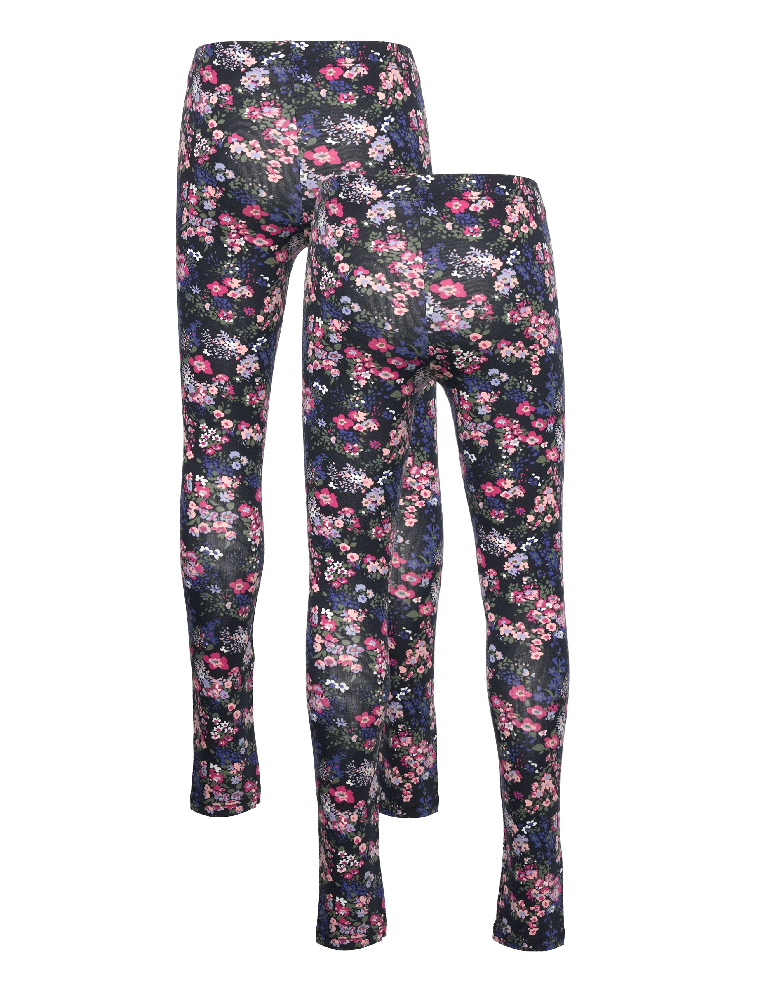 Little Pieces - LPMULIA LEGGINGS 2-PACK BC - black - 3