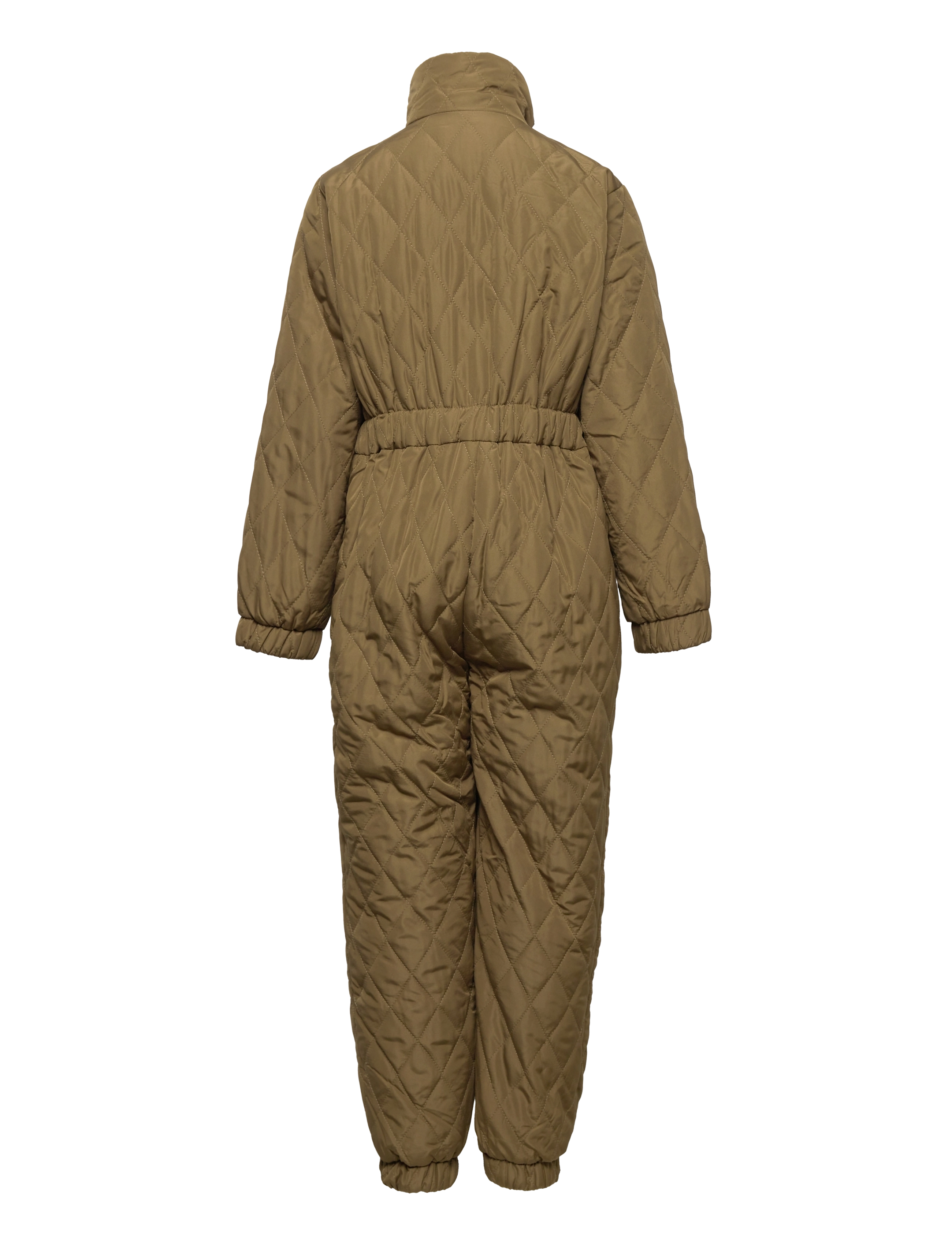 Little Pieces - LPNANA QUILTED JUMPSUIT - dark olive - 1