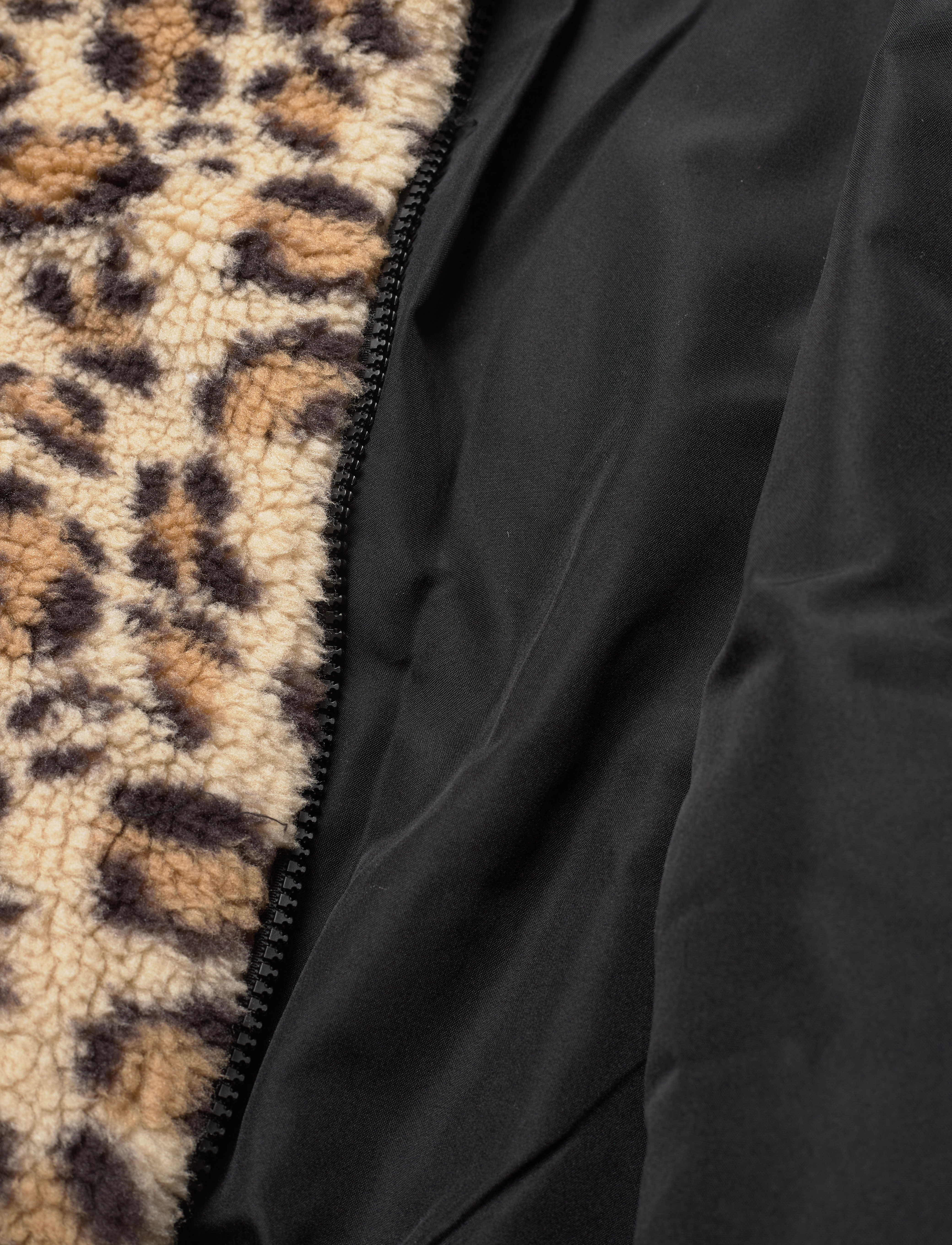 Little Pieces - LPNOLA SHORT TEDDY LEO JACKET - black - 4