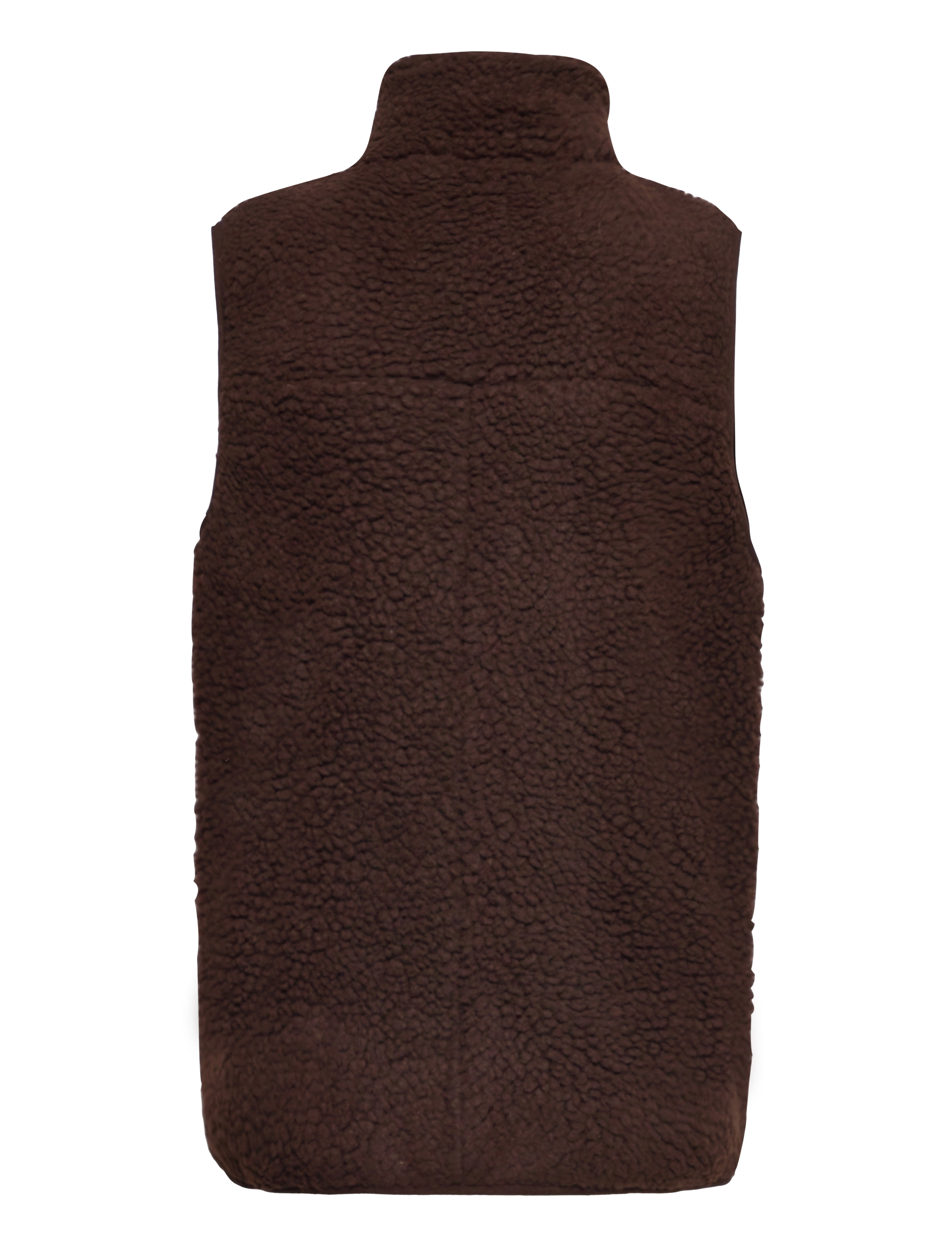 Little Pieces - LPDAISY SL LONG VEST TW - chicory coffee - 1