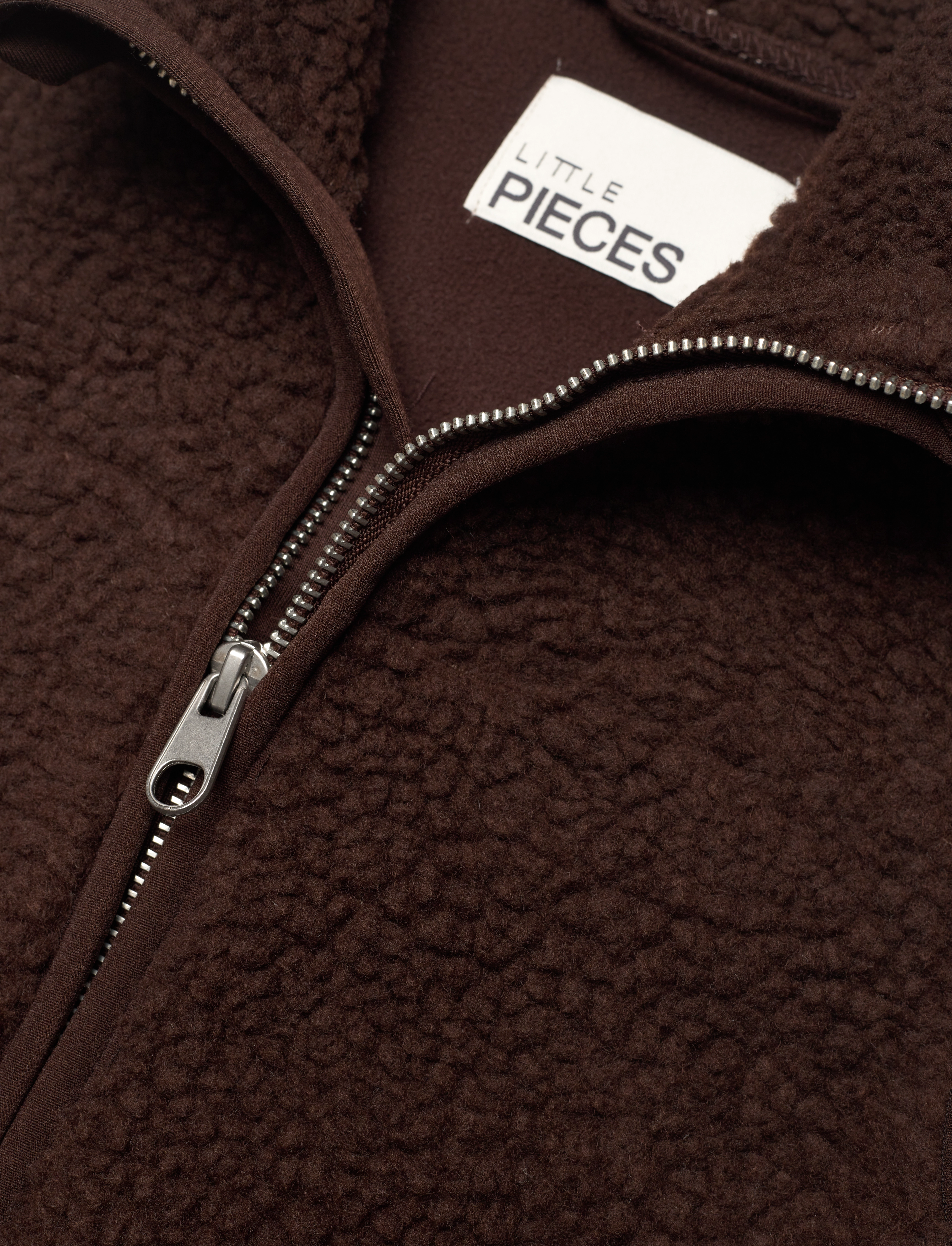 Little Pieces - LPDAISY SL LONG VEST TW - chicory coffee - 2