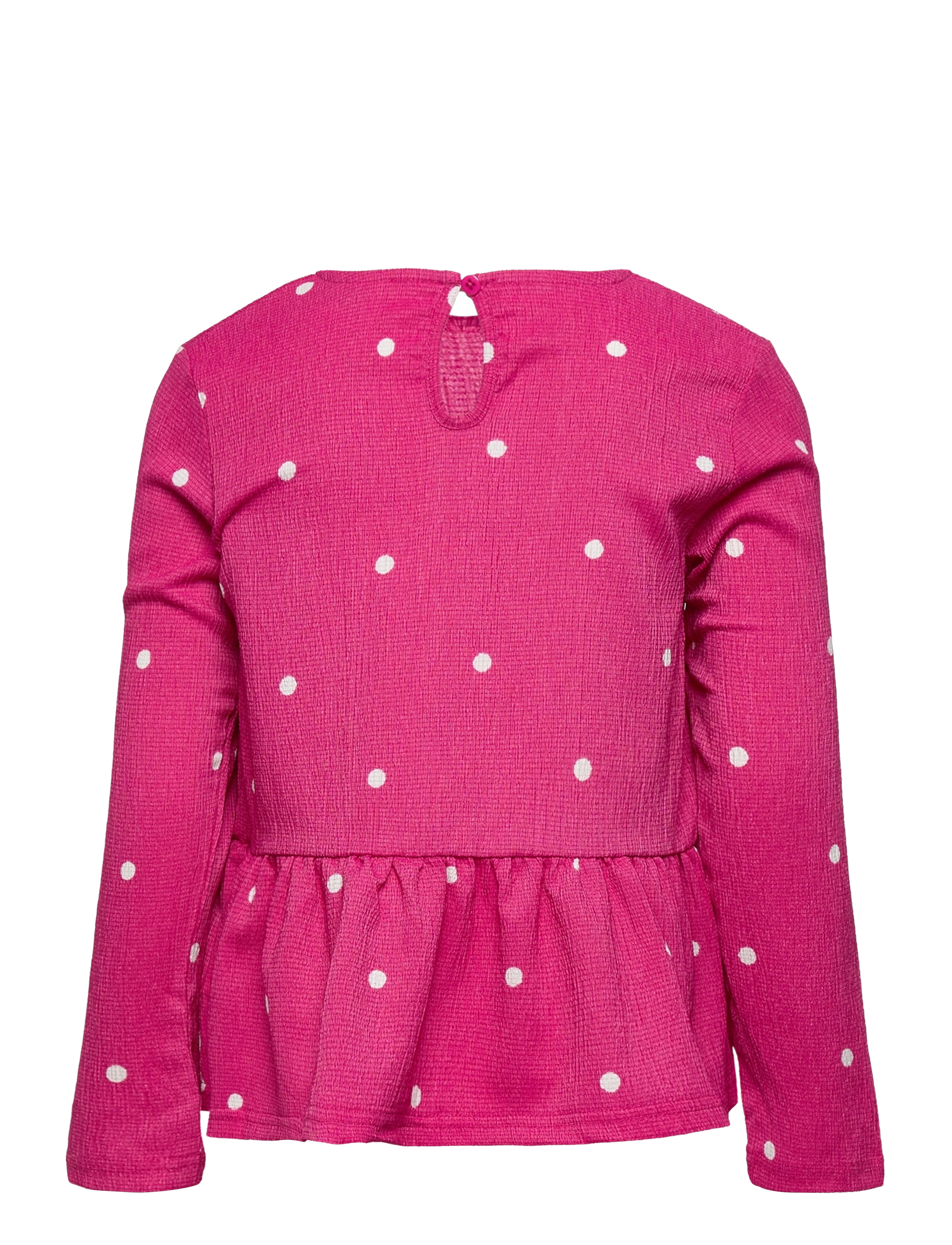 Little Pieces - LPSELINA O-NECK LS TOP BC - rose violet - 1