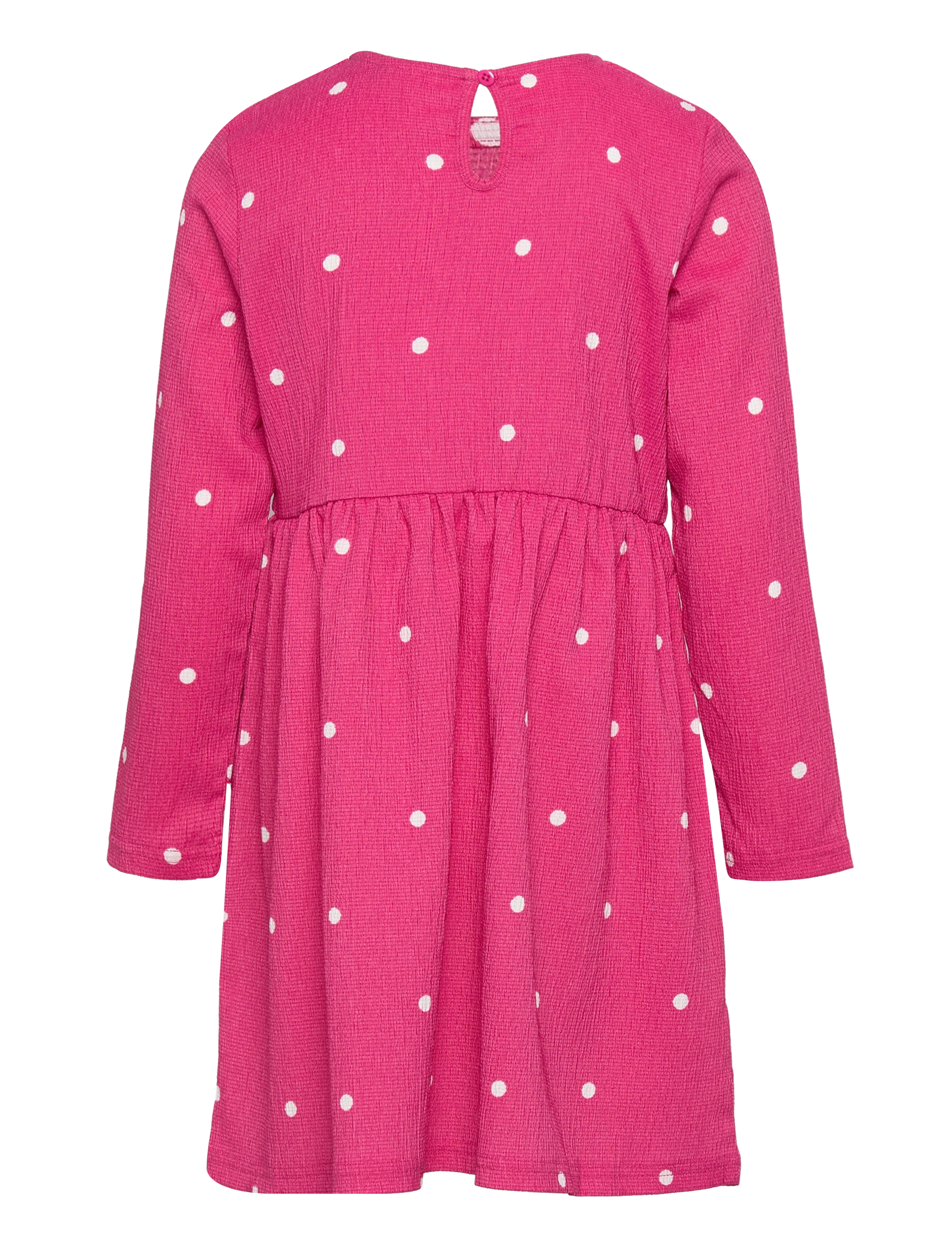 Little Pieces - LPSELINA O-NECK LS DRESS BC - rose violet - 1