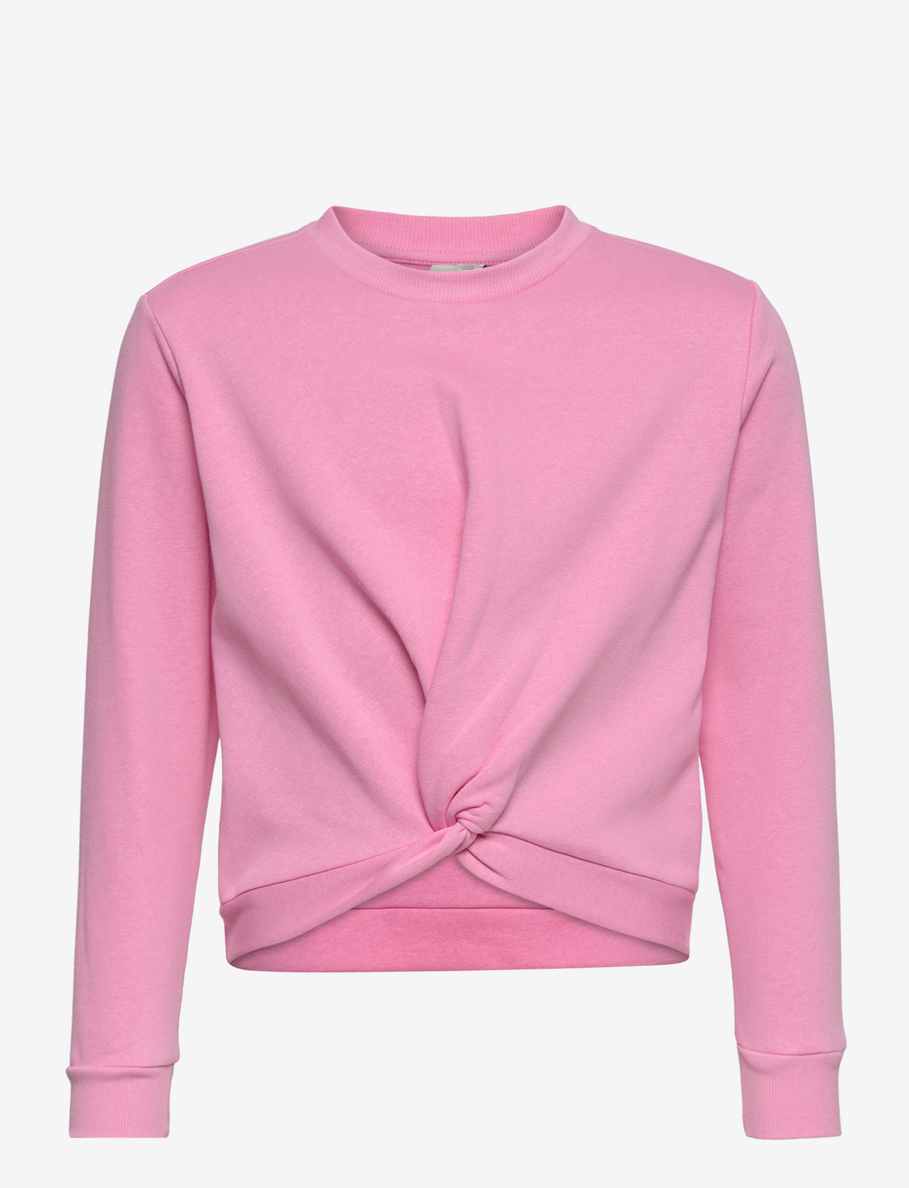 Little Pieces - PKCHILLI LS O-NECK SHORT TWIST SWEAT BC - sportiska stila džemperi - begonia pink - 0