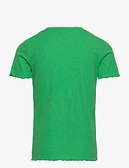 Little Pieces - PKDORA SS O-NECK SOLID RIB TOP - kortärmade t-shirts - irish green - 1