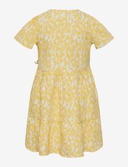 Little Pieces - PKMAYA SS WRAP DRESS - casual jurken met korte mouwen - mellow yellow - 1
