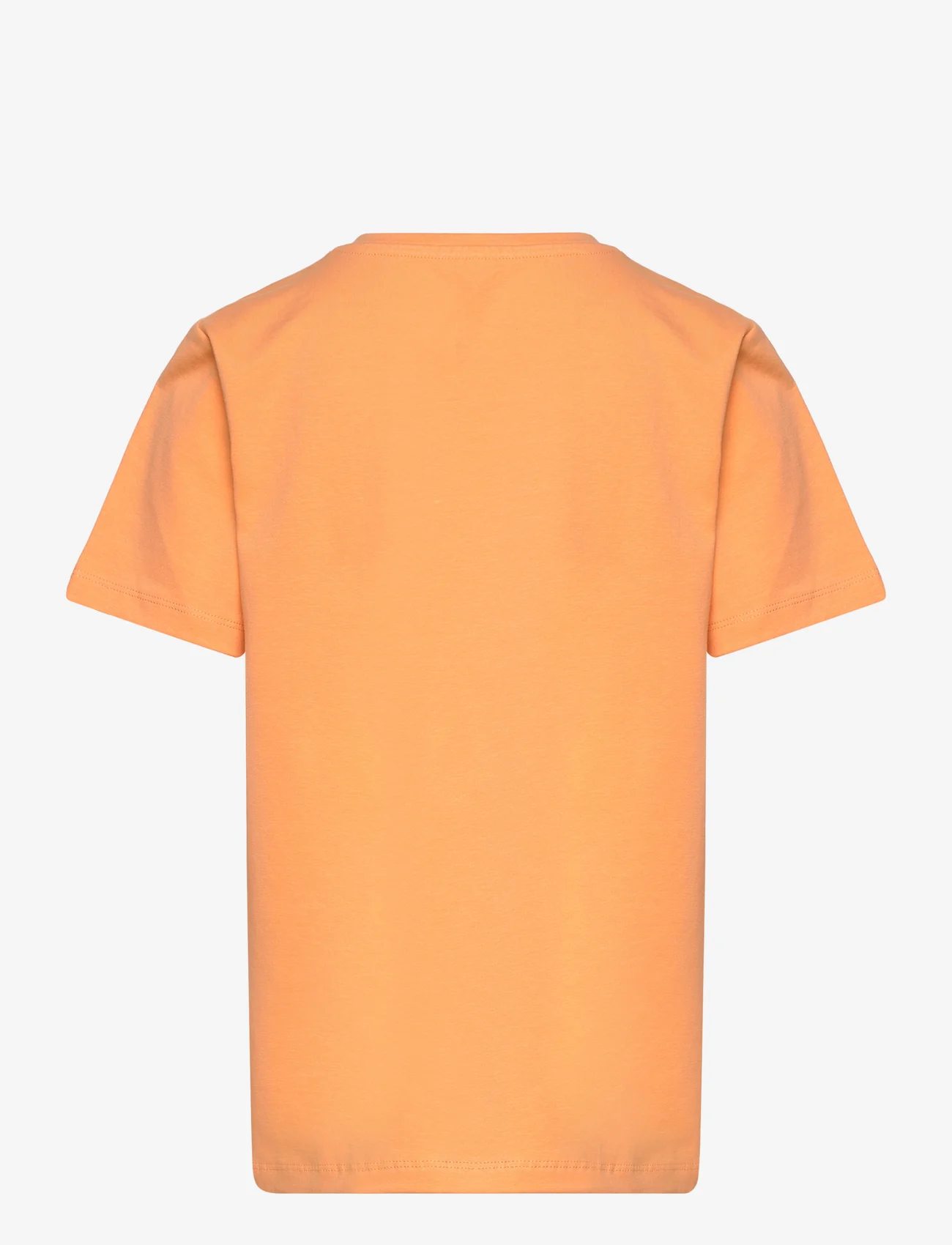 Little Pieces - PKKIM SS TEE - kortærmede t-shirts - papaya - 1