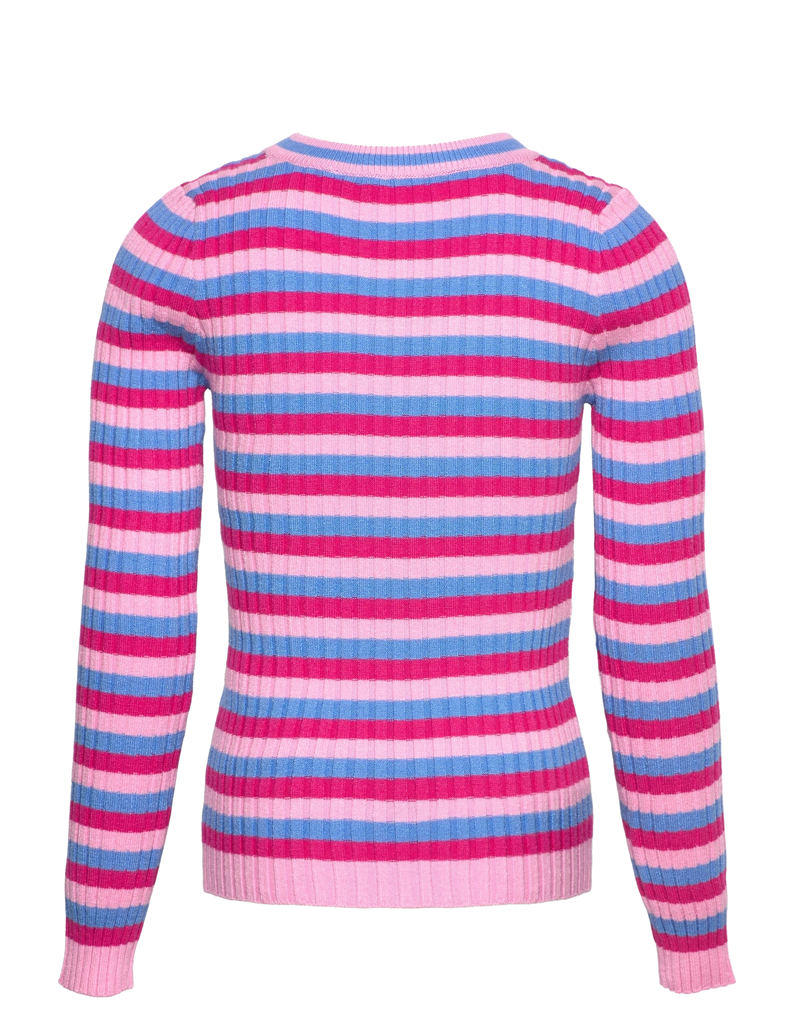 Little Pieces - PKCRISTA LS O-NECK KNIT  TW  BC - begonia pink - 1