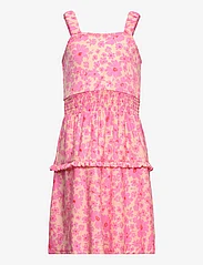 Little Pieces - PKTAYLIN SL DRESS TW - sukienki codzienne bez rękawów - tropical peach - 0