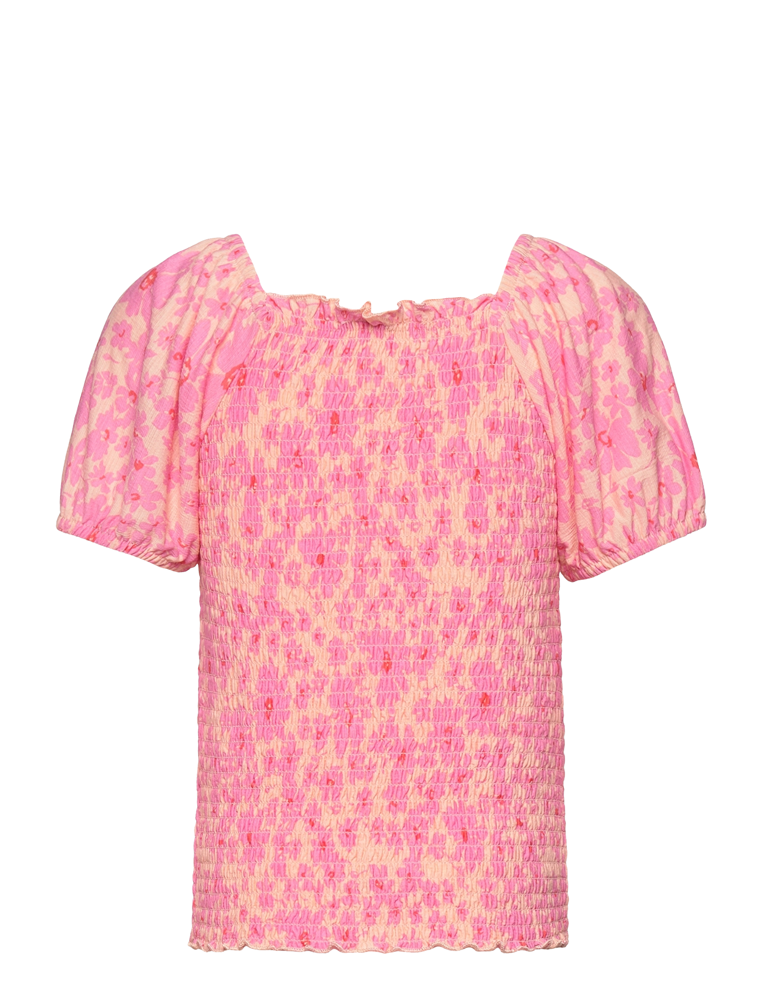 Little Pieces - PKTAYLIN SS SMOCK TOP TW - tropical peach - 1