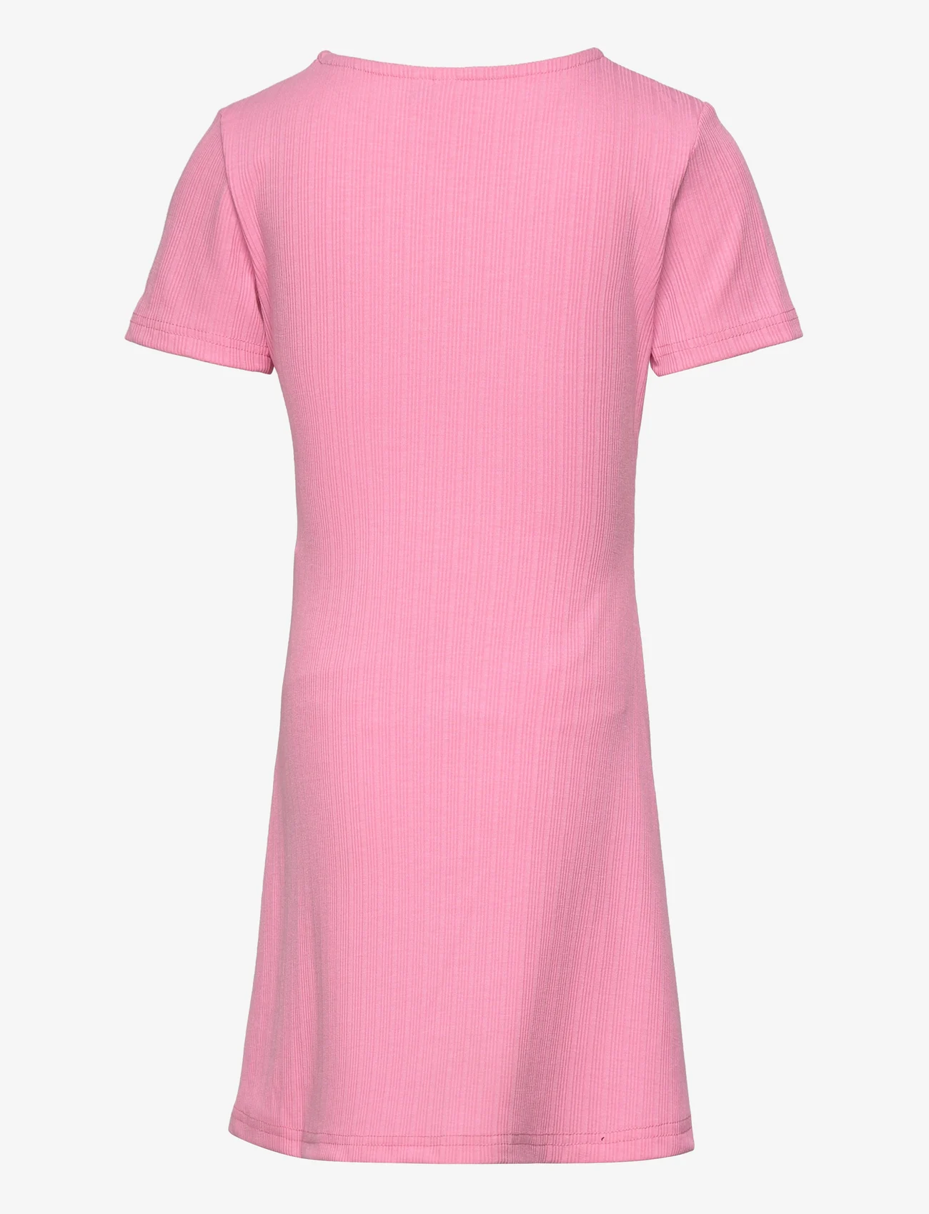 Little Pieces - PKKLEO SS TWIST DRESS TW - lühikeste varrukatega vabaaja kleidid - sachet pink - 1