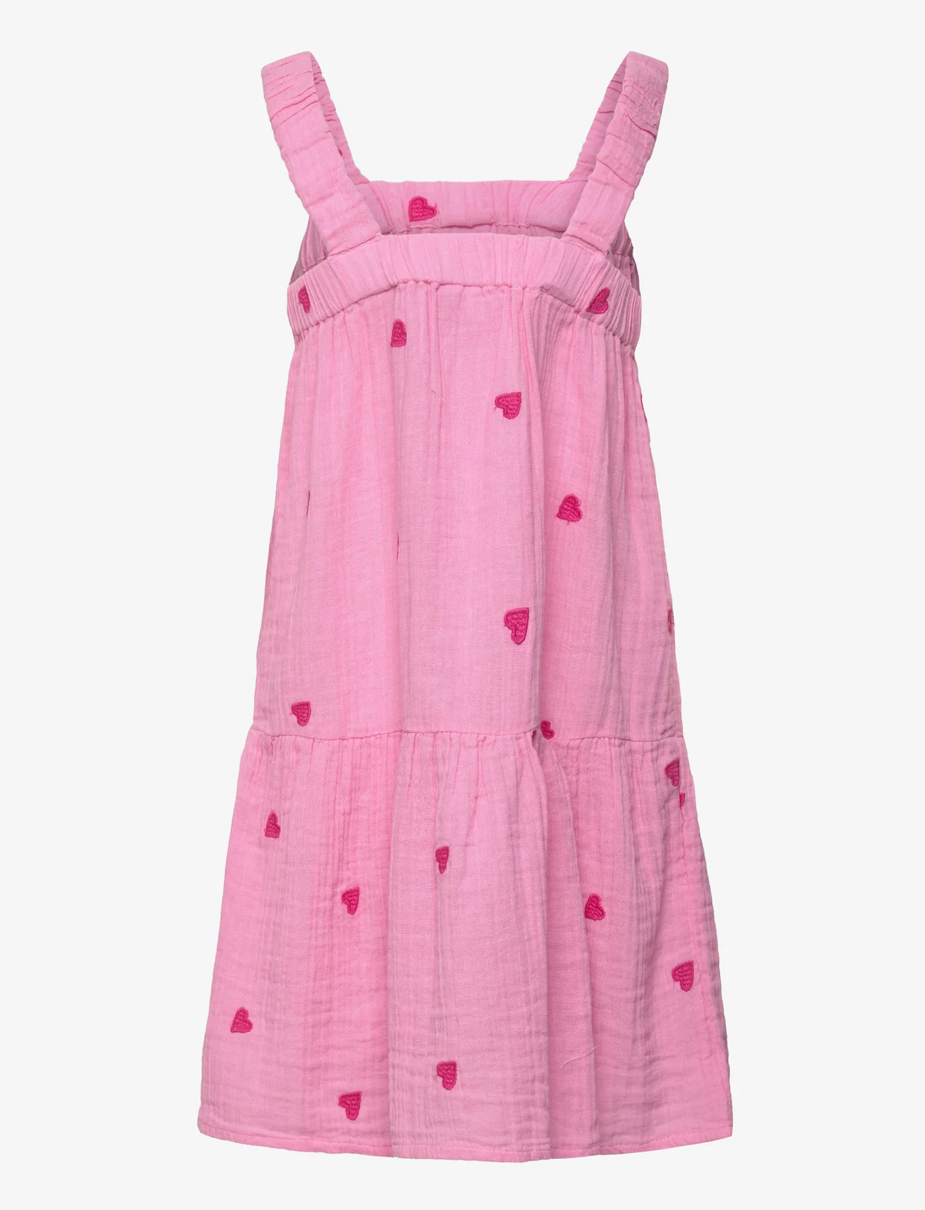 Little Pieces - PKKYA SL EMB. DRESS BC - sleeveless casual dresses - sachet pink - 1