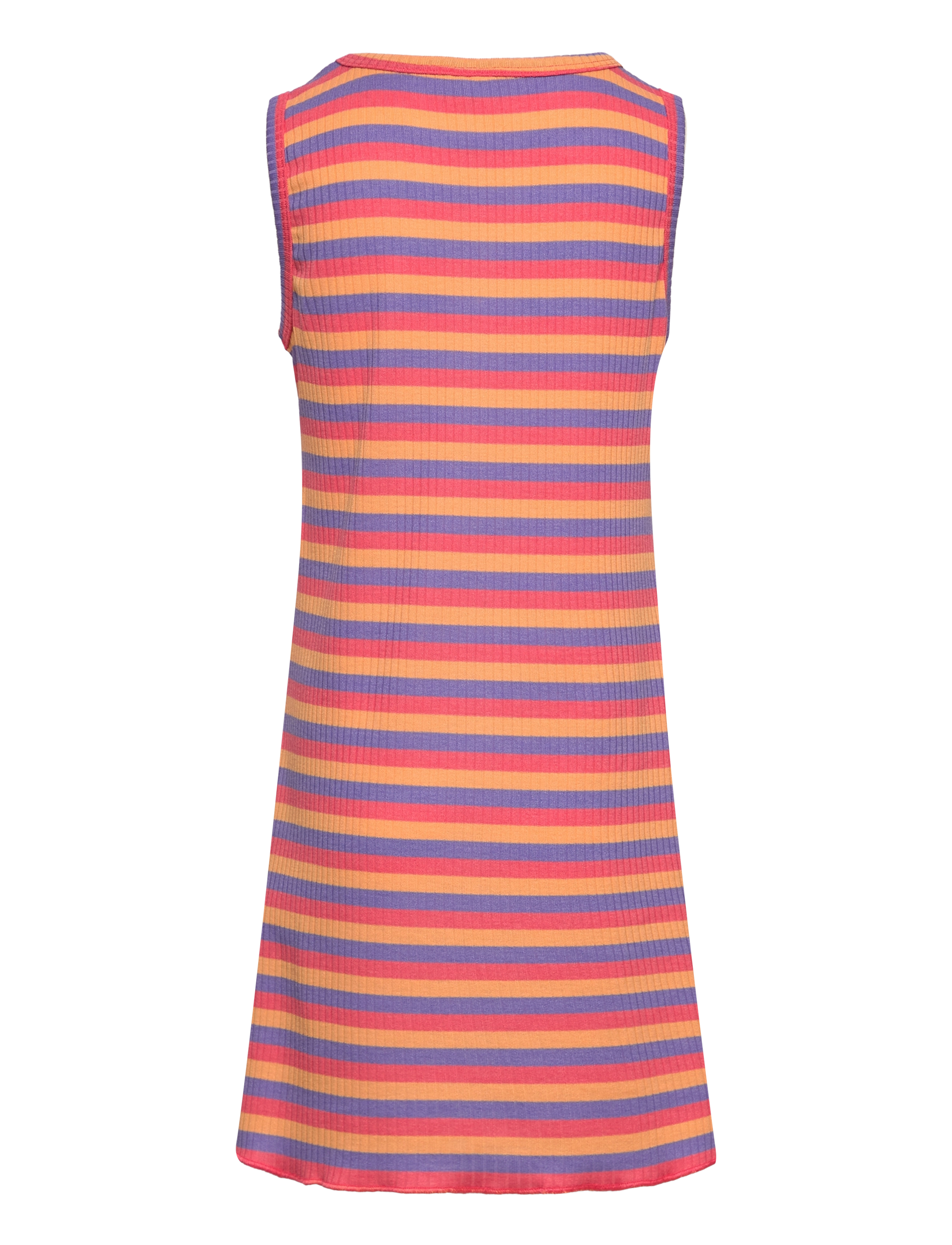 Little Pieces - PKDORA SL O-NECK RIB DRESS - georgia peach - 1