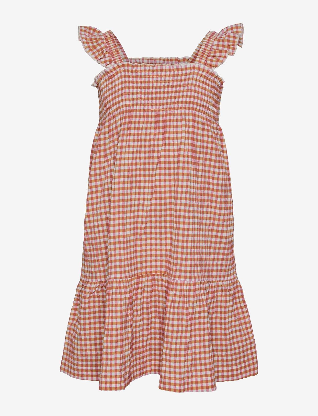 Little Pieces - PKMARDY DRESS - papaya - 0