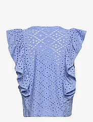 Little Pieces - PKLUCA SL TOP TW - blouses & tunics - cornflower blue - 1