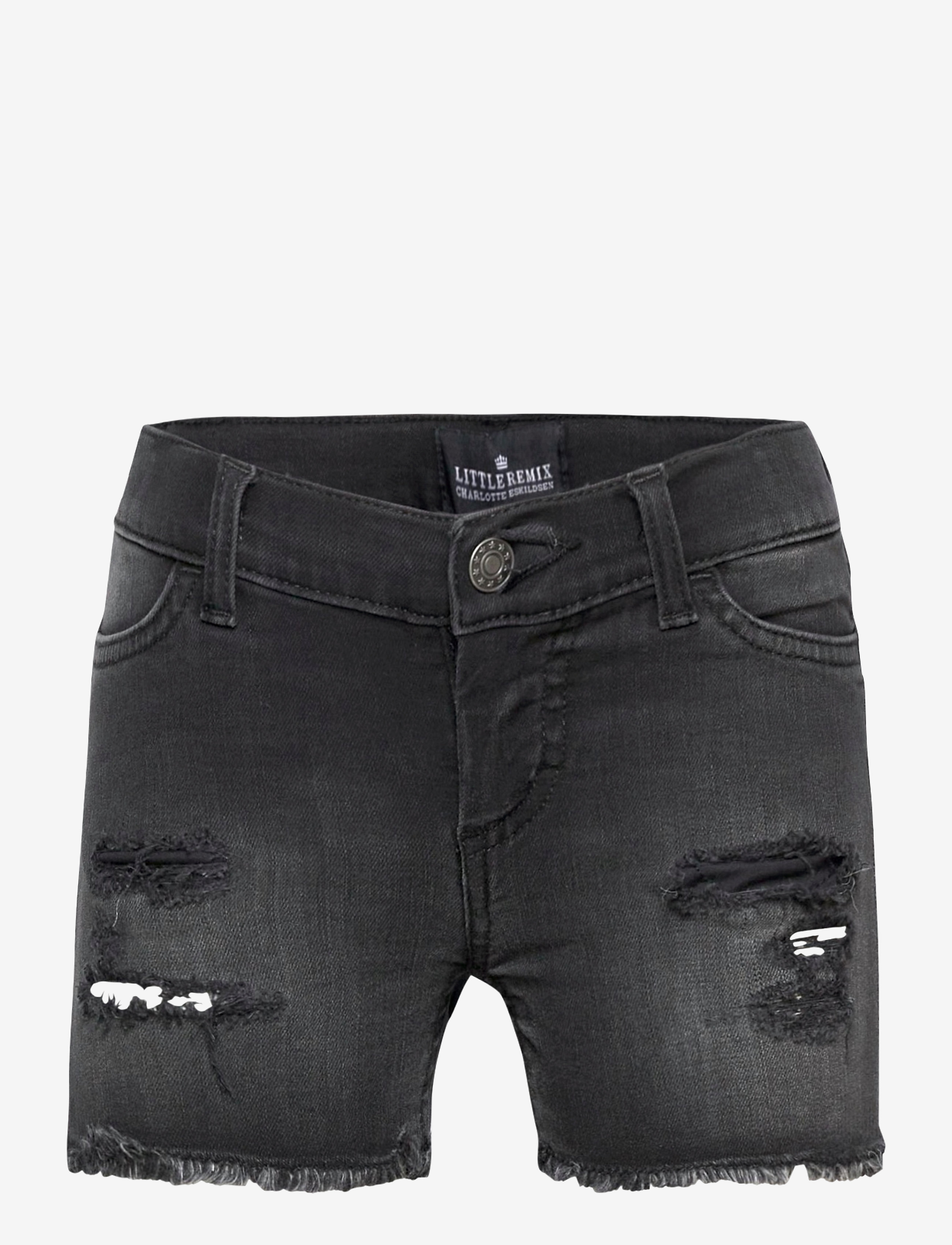 Designere Remix Girls Jr New Moon Destroyed Shorts, 164, Black, Underdele > Shorts, Børn