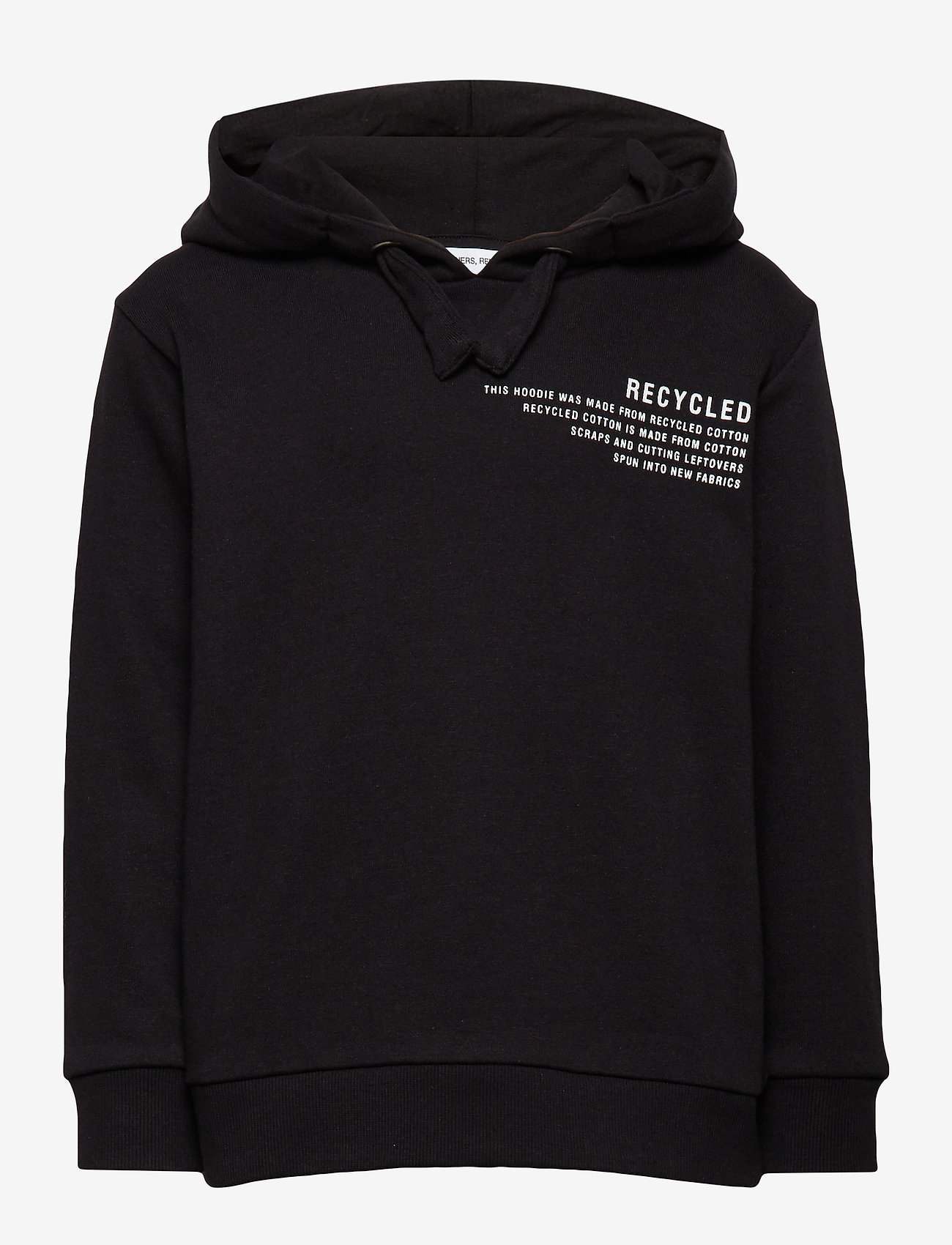 Designers Remix Girls - LR Logan Text Hoodie - black - 0
