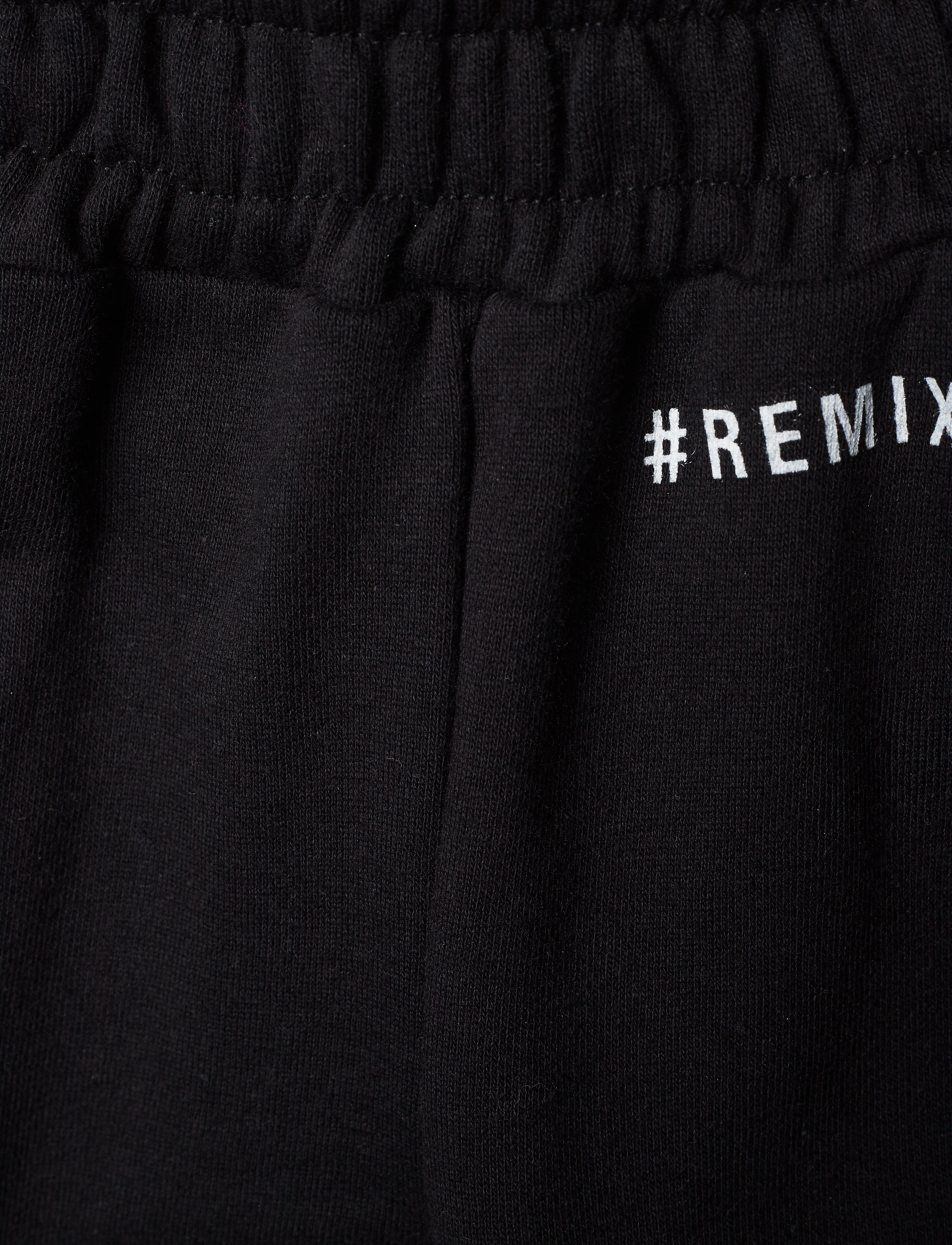 Designers Remix Girls - LR Logan Text Pant - black - 3