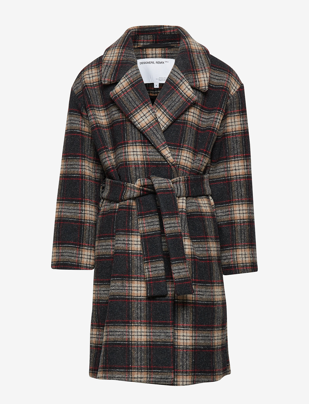 Designers Remix Girls - LR Zaza Coat - check - 0