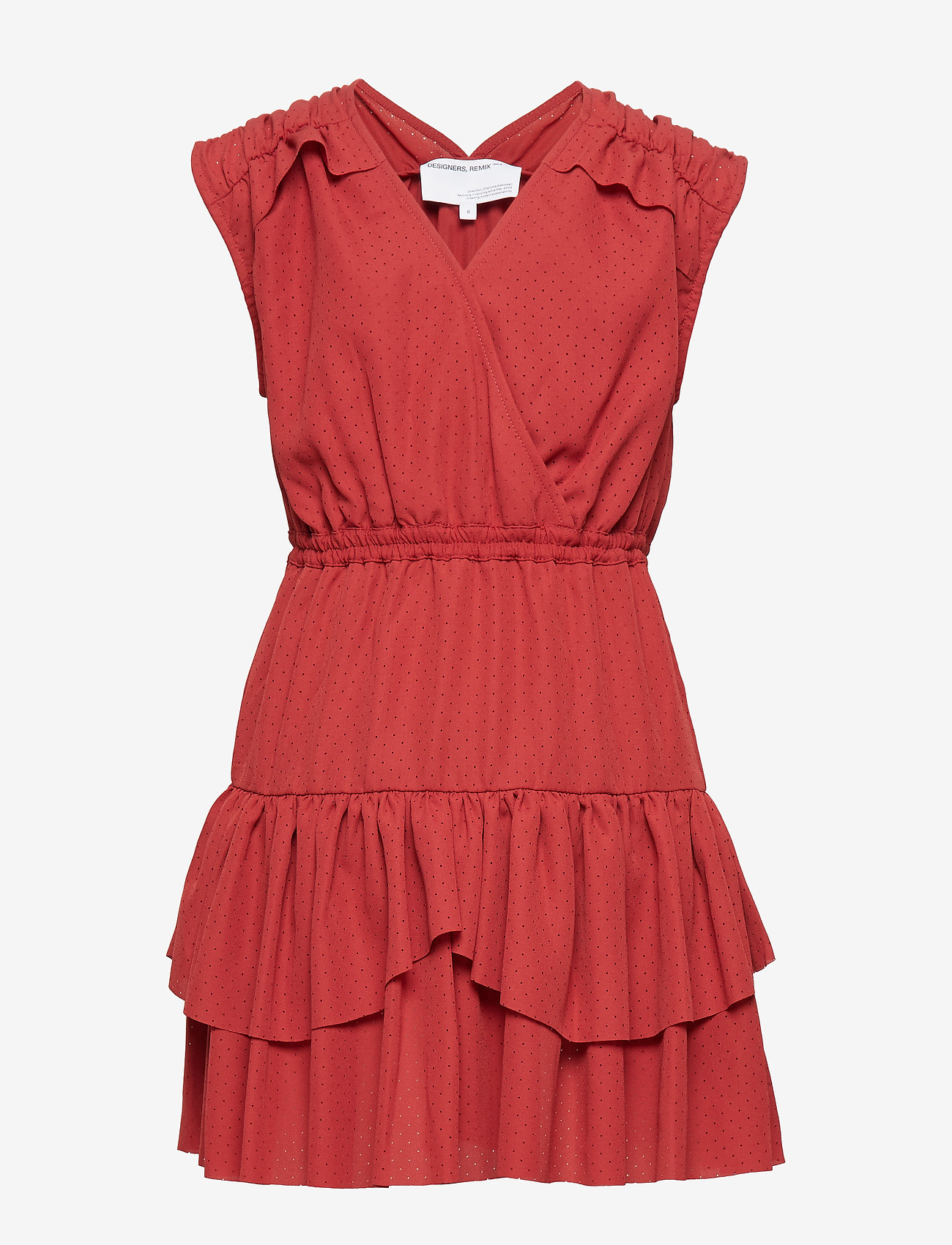 Designers Remix Girls - LR Byron Ruffle Dress - ox blood - 0
