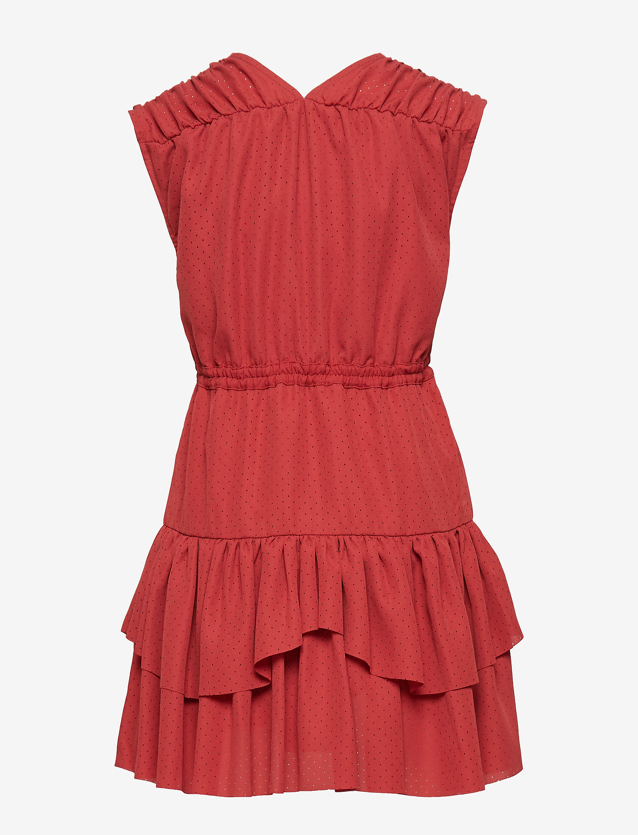 Designers Remix Girls - LR Byron Ruffle Dress - ox blood - 1