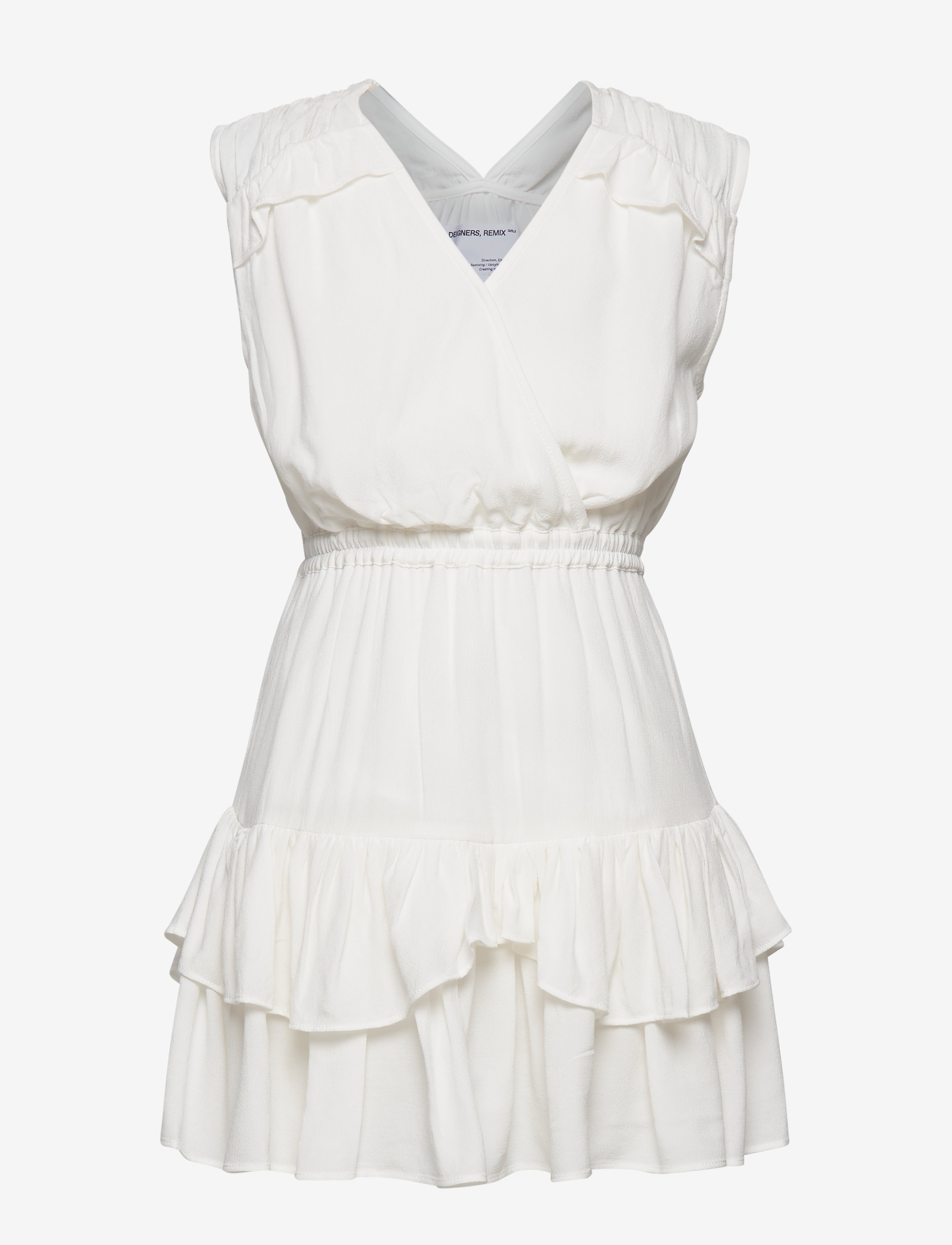 Designers Remix Girls - G Eliza Ruffle Dress - cream - 0