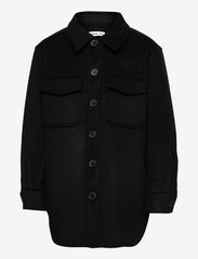 G Julie Shirt Coat - BLACK