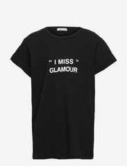 Designers Remix Girls - G Stanley Glamour Tee - kortärmade - black - 0