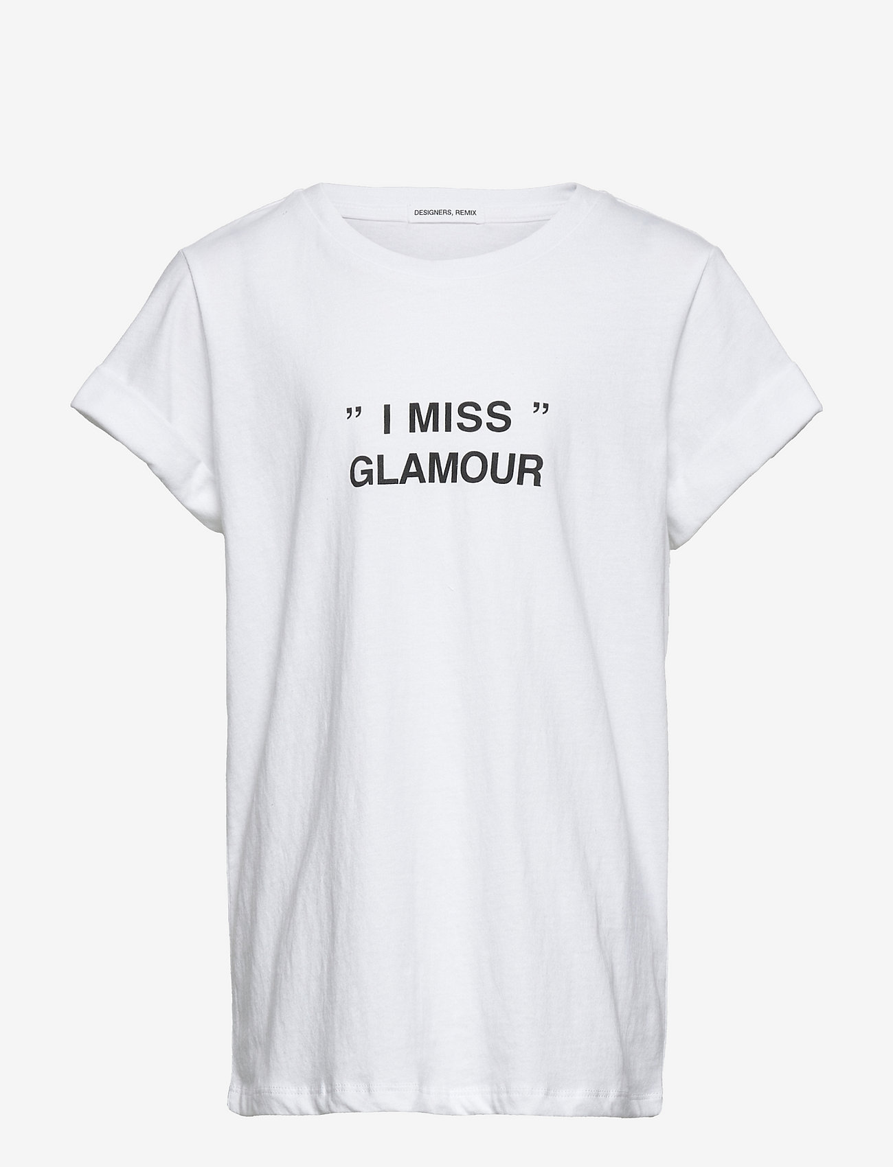Designers Remix Girls - G Stanley Glamour Tee - lyhythihaiset - white - 0
