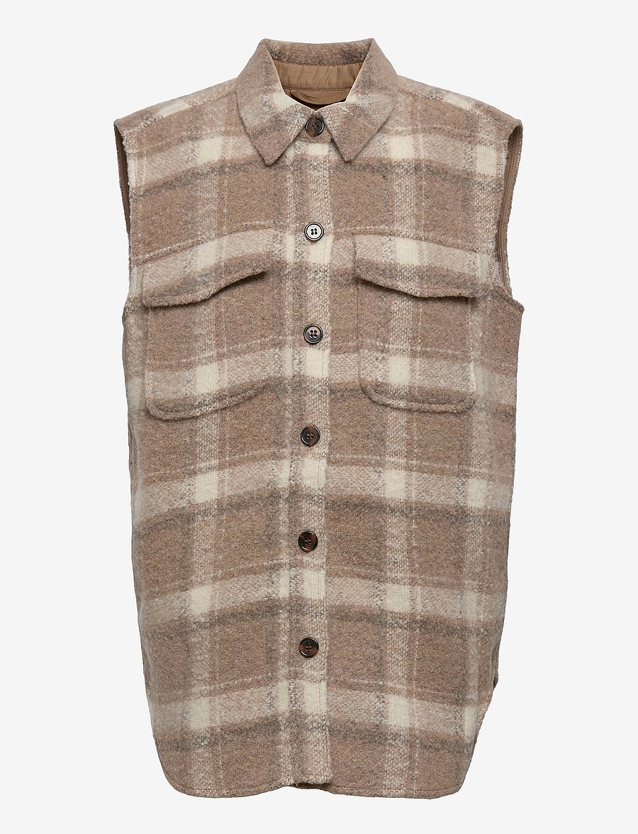 Designers Remix Girls - G Jayden Shirt Vest - shoppa efter ålder - check - 1
