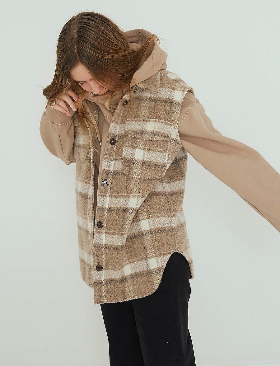 Designers Remix Girls - G Jayden Shirt Vest - shoppa efter ålder - check - 0