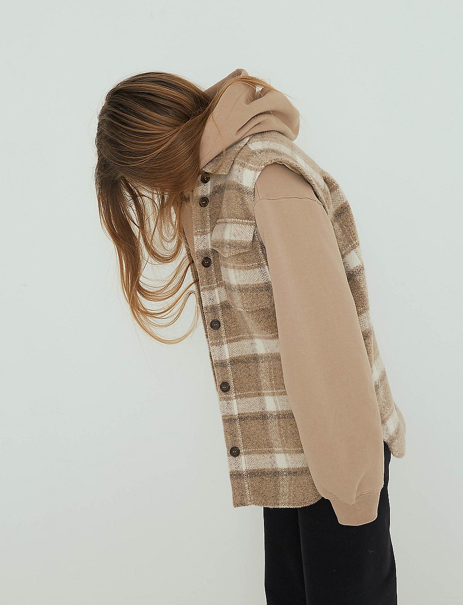 Designers Remix Girls - G Jayden Shirt Vest - shoppa efter ålder - check - 3