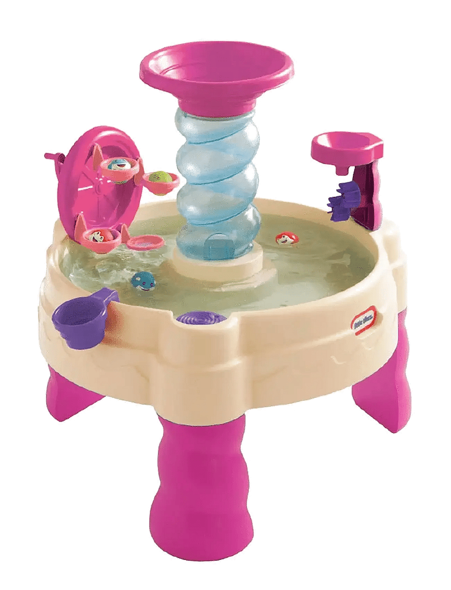 Little Tikes - Little Tikes Spiralin' Seas Water Table- Pink - multi coloured - 1