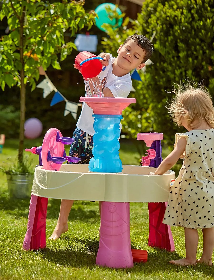 Little Tikes - Little Tikes Spiralin' Seas Water Table- Pink - multi coloured - 3