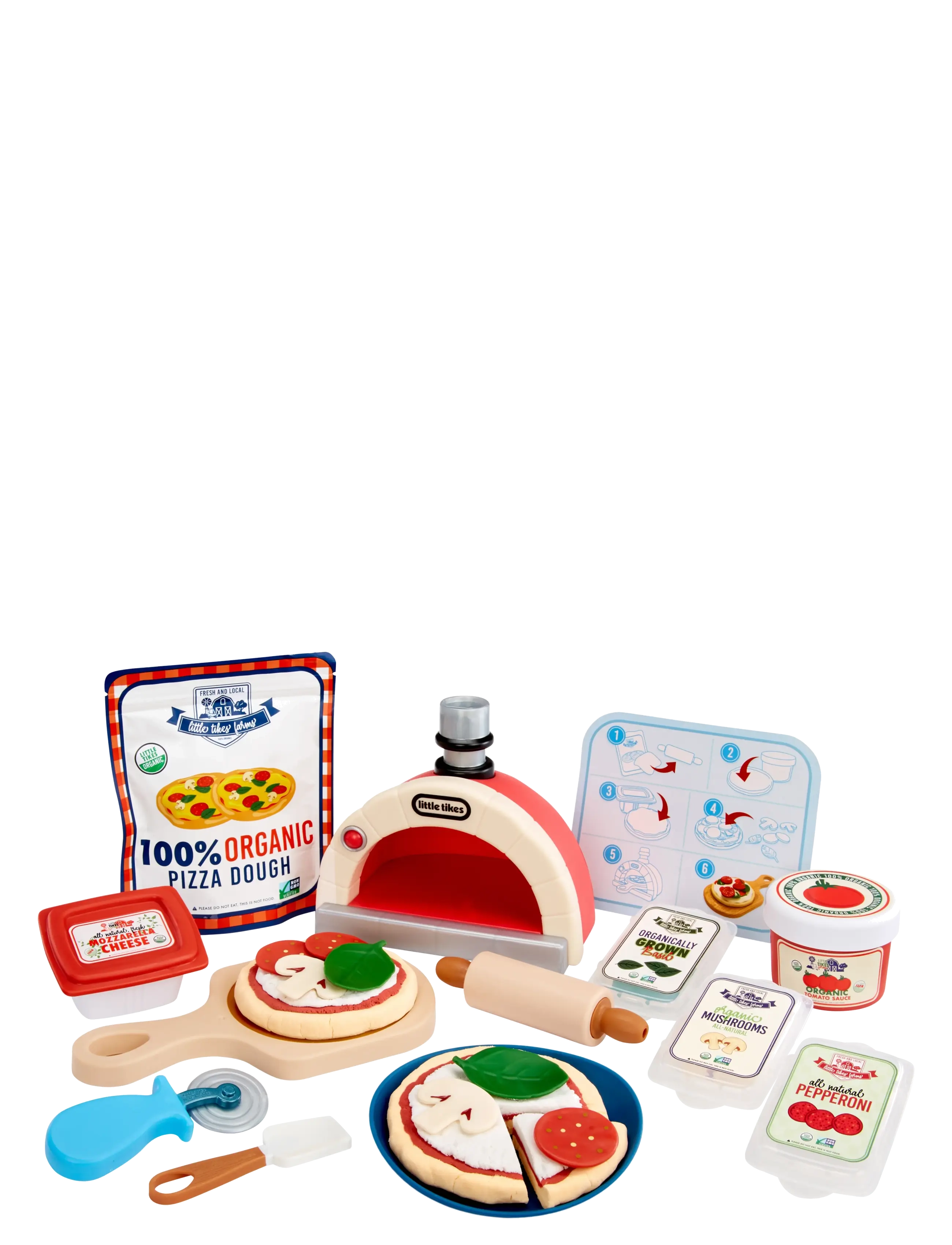 Little Tikes - LT Creative Chefs Pizza Kit - leikkiruoka & -kakut - multicolor - 1