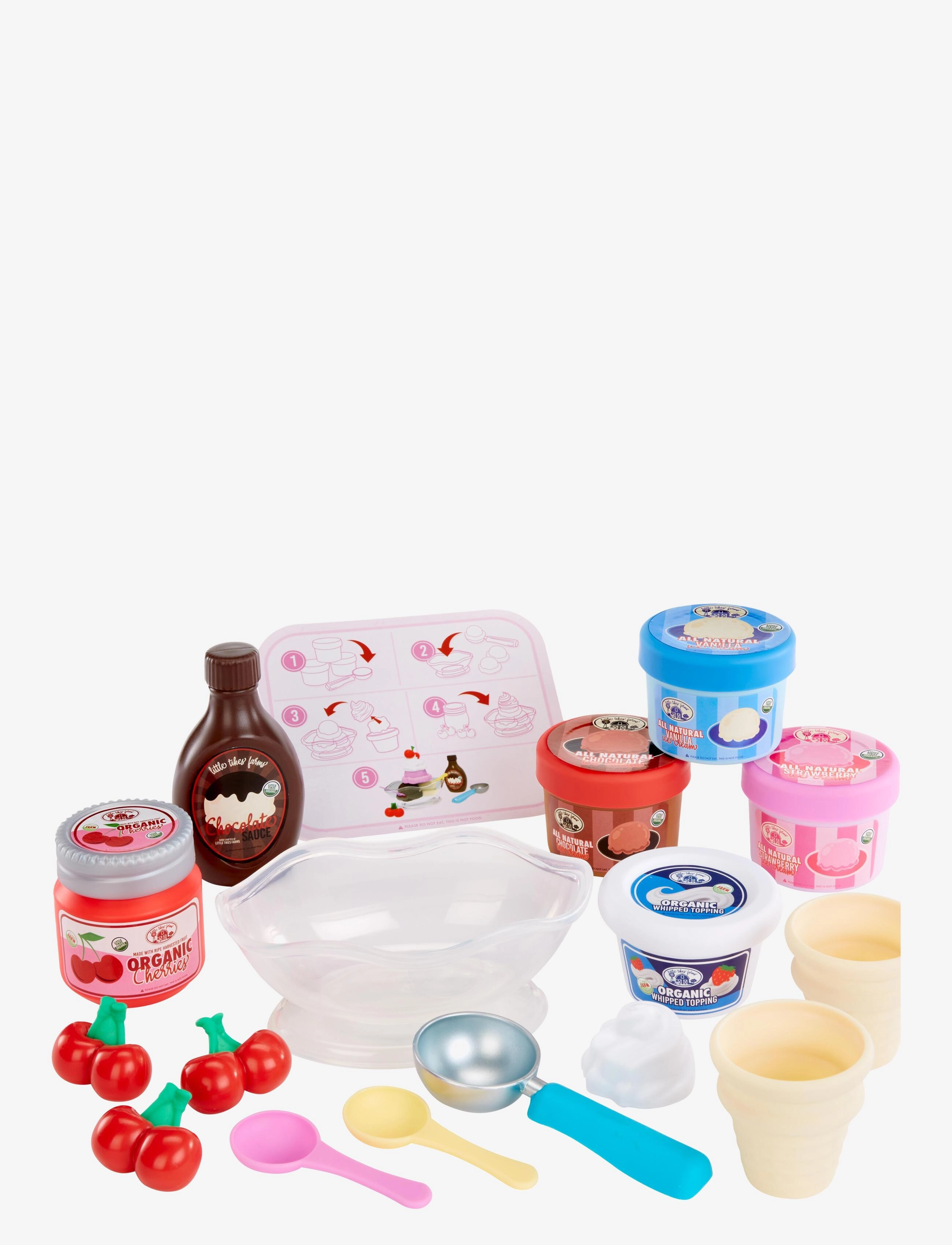 Little Tikes - LT Creative Chefs Ice Cream Kit - legemad & legekager - multicolor - 1