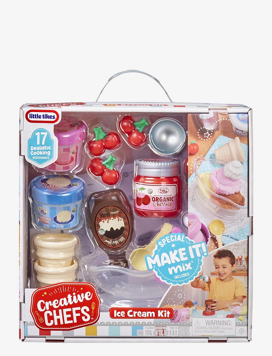Little Tikes - LT Creative Chefs Ice Cream Kit - legemad & legekager - multicolor - 5