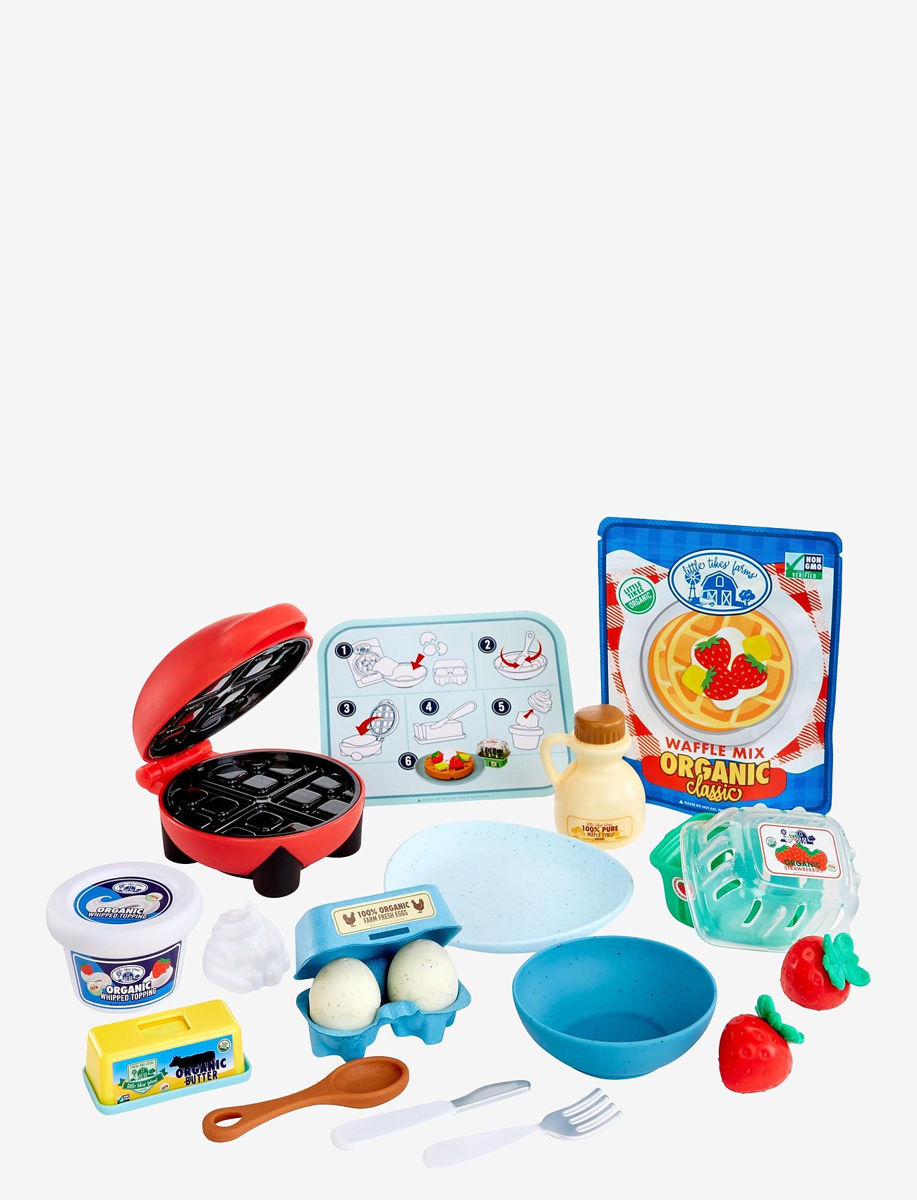 Little Tikes - LT Creative Chefs Waffles Kit - leksaksmat & leksakstårtor - multicolor - 1